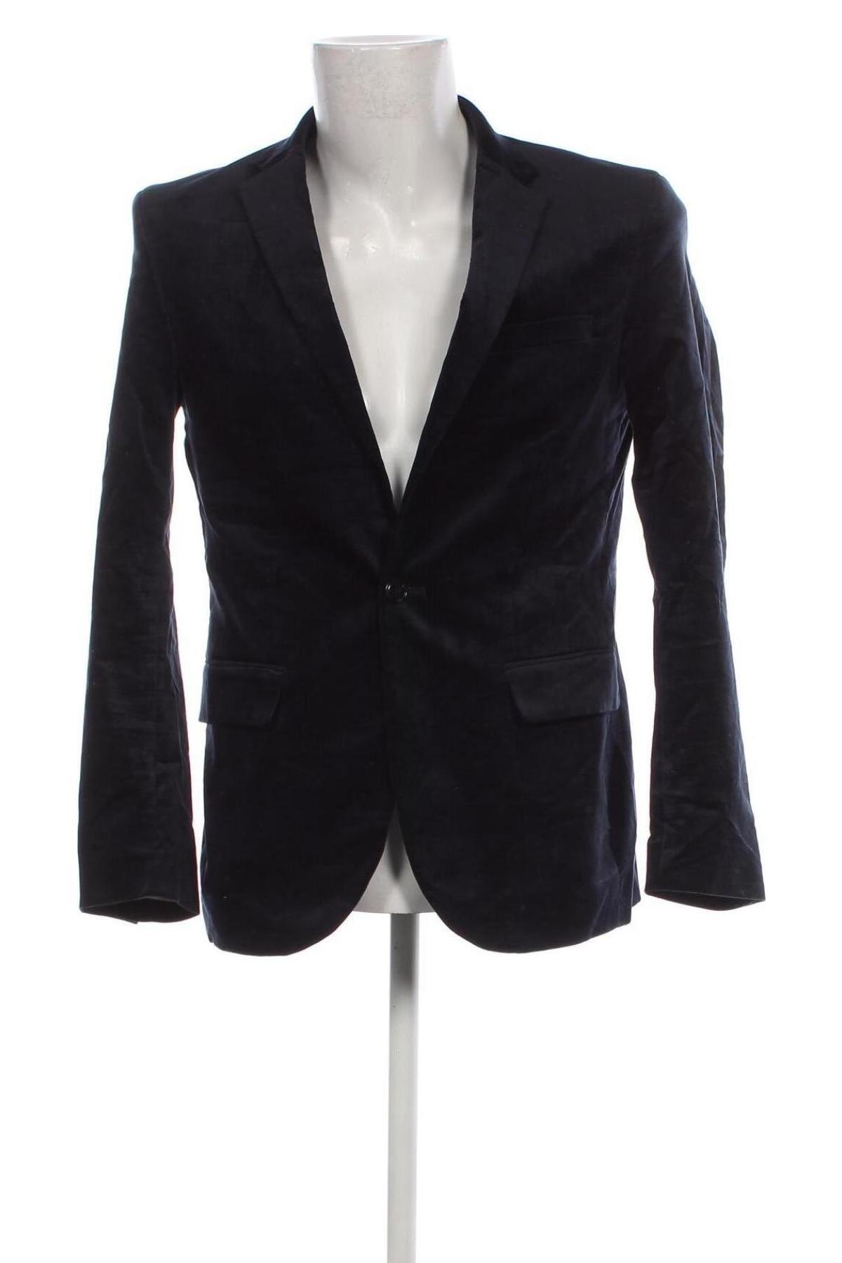 Ανδρικό σακάκι H&M, Μέγεθος M, Χρώμα Μπλέ, Τιμή 13,34 €