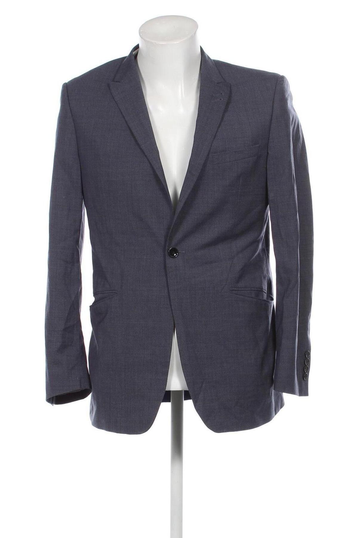 Herren Sakko Marks & Spencer Autograph, Größe L, Farbe Blau, Preis € 35,38