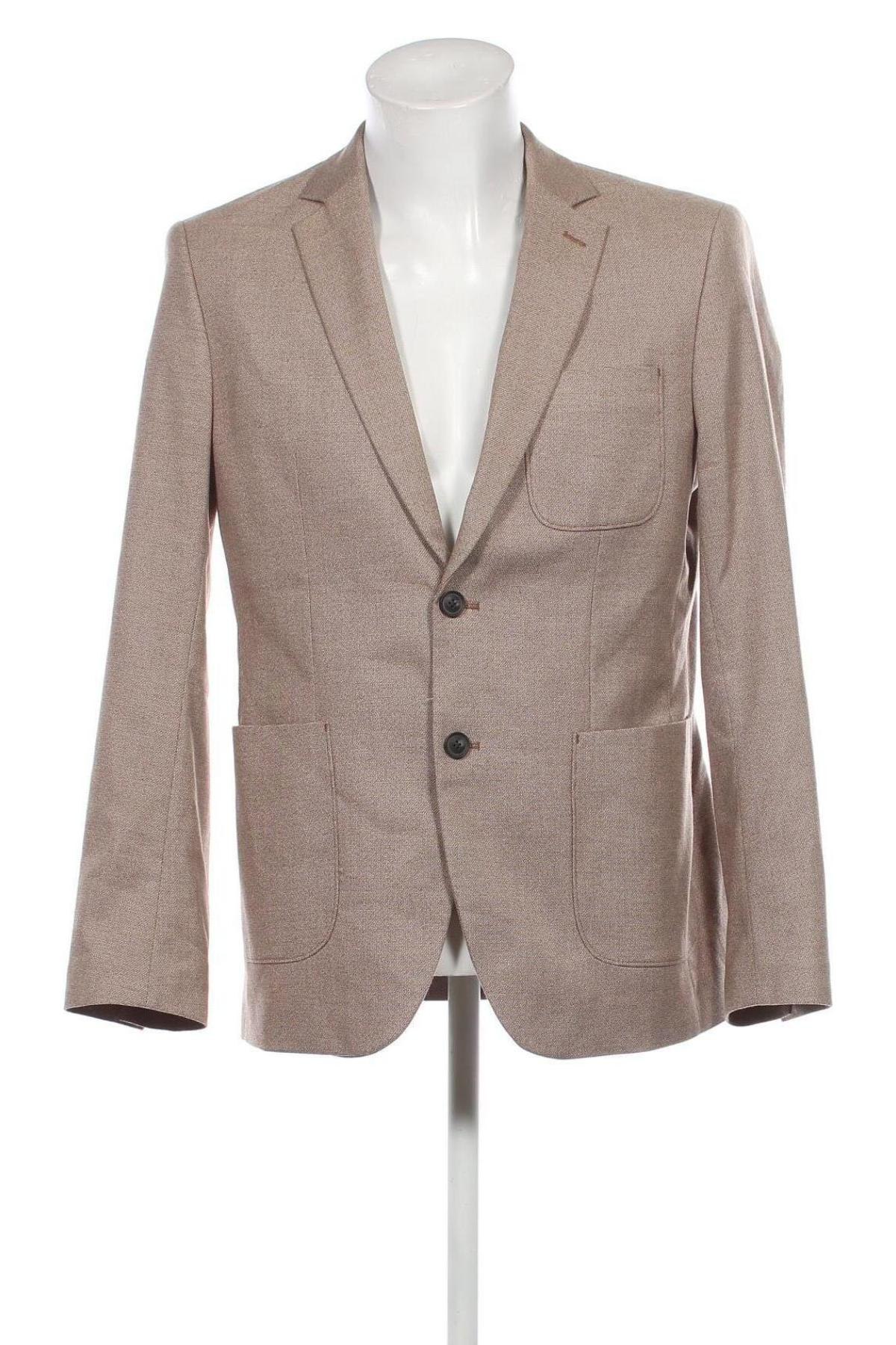 Herren Sakko Selected Homme, Größe L, Farbe Beige, Preis 26,16 €