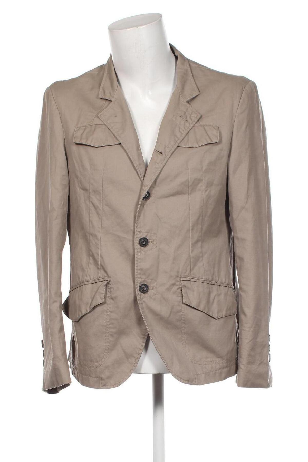 Ανδρικό σακάκι Zara Man, Μέγεθος XL, Χρώμα  Μπέζ, Τιμή 19,13 €