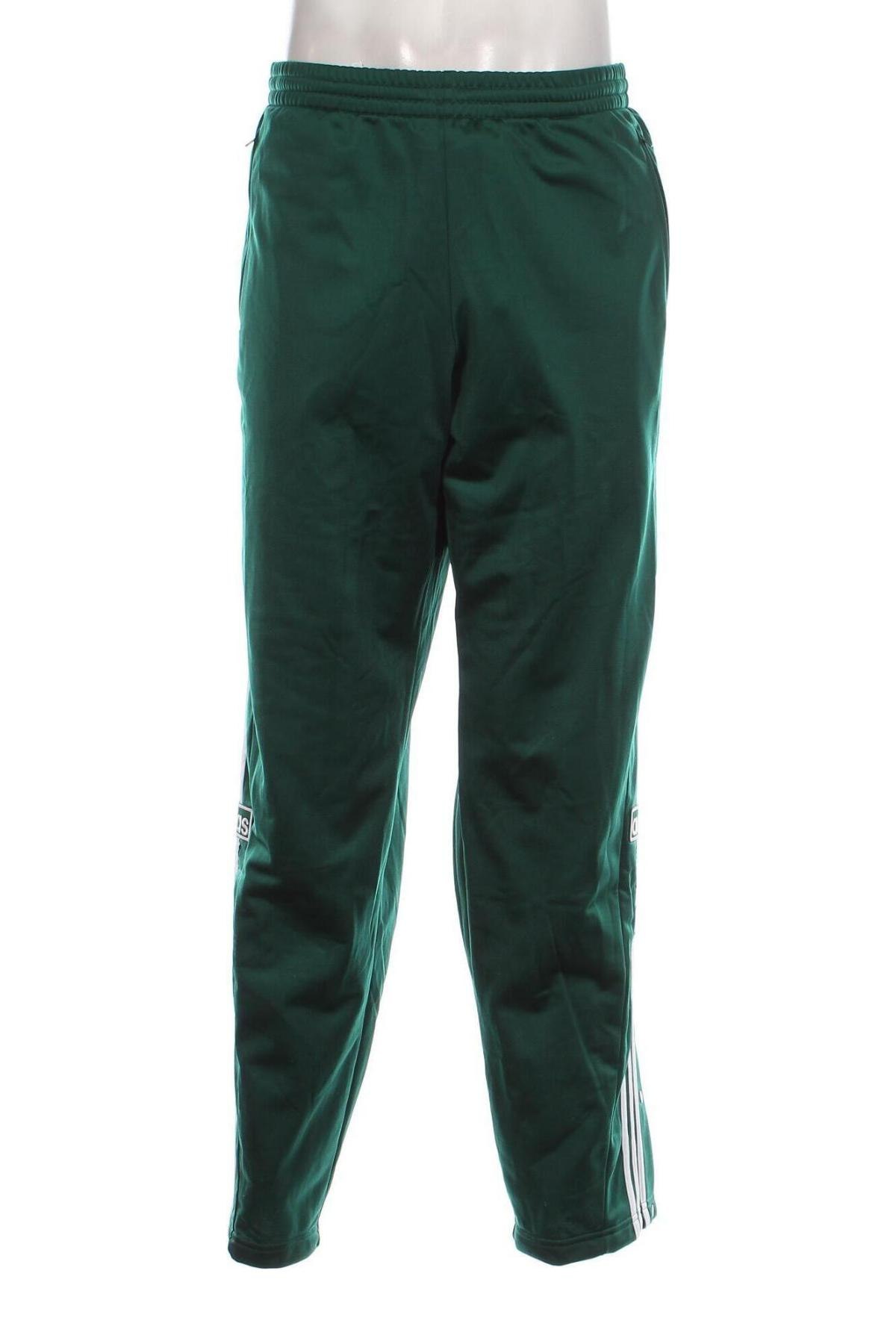 Мъжко спортно долнище Adidas, Размер XXL, Цвят Зелен, Цена 65,10 лв.