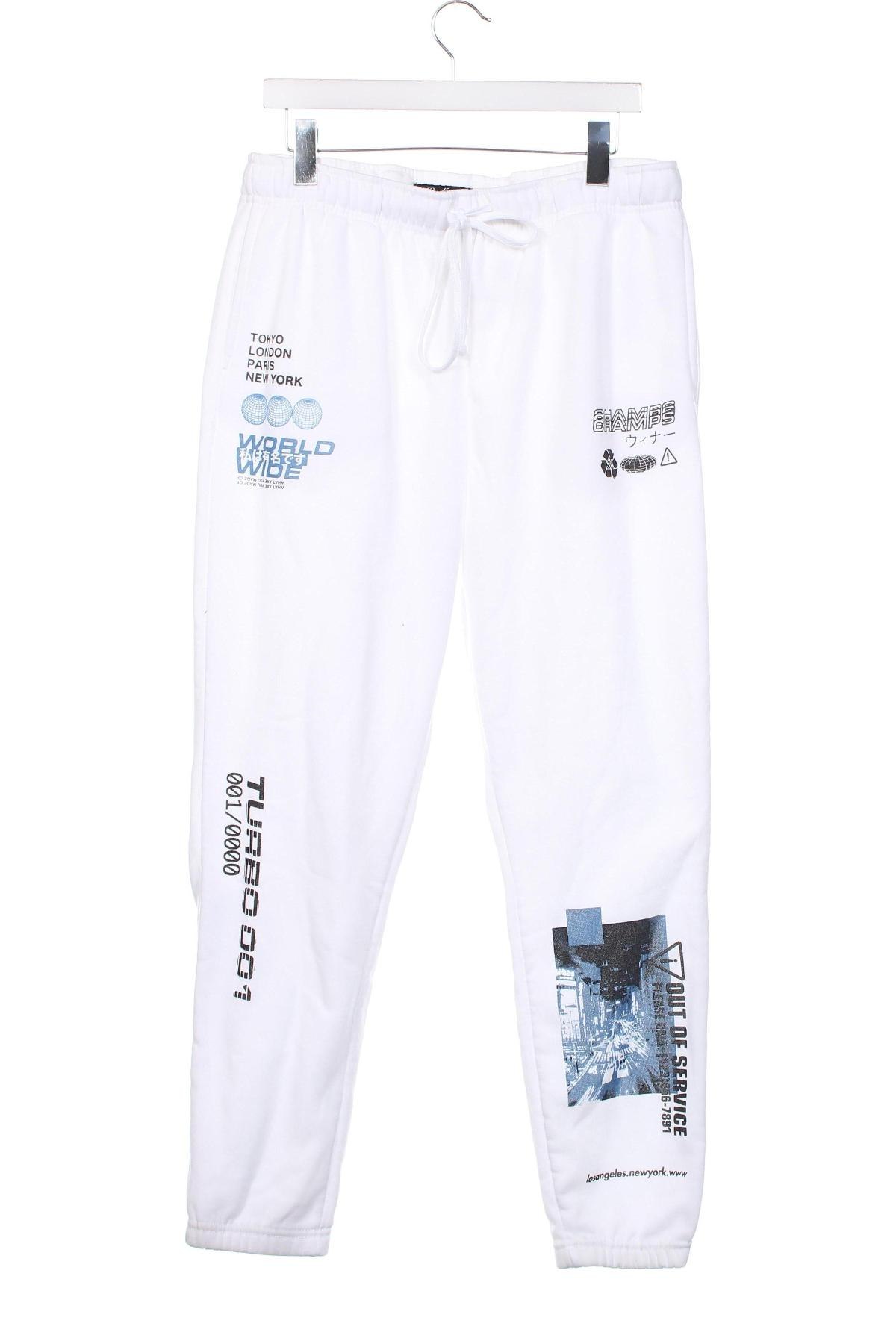 Ανδρικό αθλητικό παντελόνι Brooklyn, Μέγεθος L, Χρώμα Λευκό, Τιμή 8,97 €