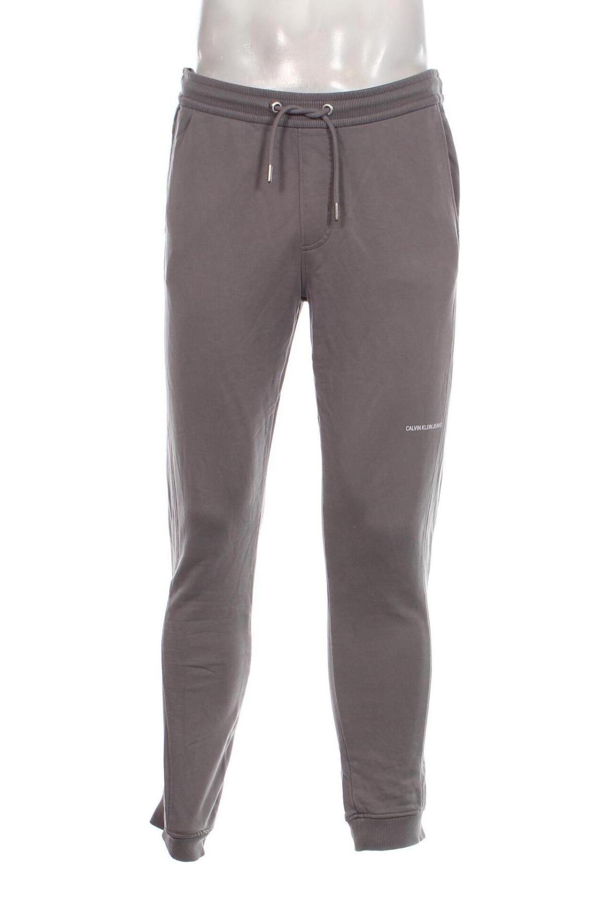 Ανδρικό αθλητικό παντελόνι Calvin Klein Jeans, Μέγεθος M, Χρώμα Γκρί, Τιμή 68,35 €