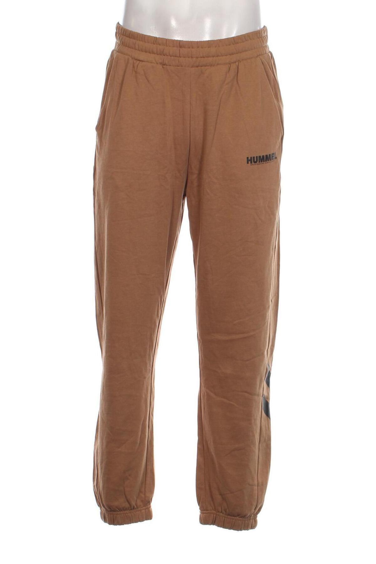 Pantaloni trening de bărbați Hummel, Mărime L, Culoare Maro, Preț 106,05 Lei