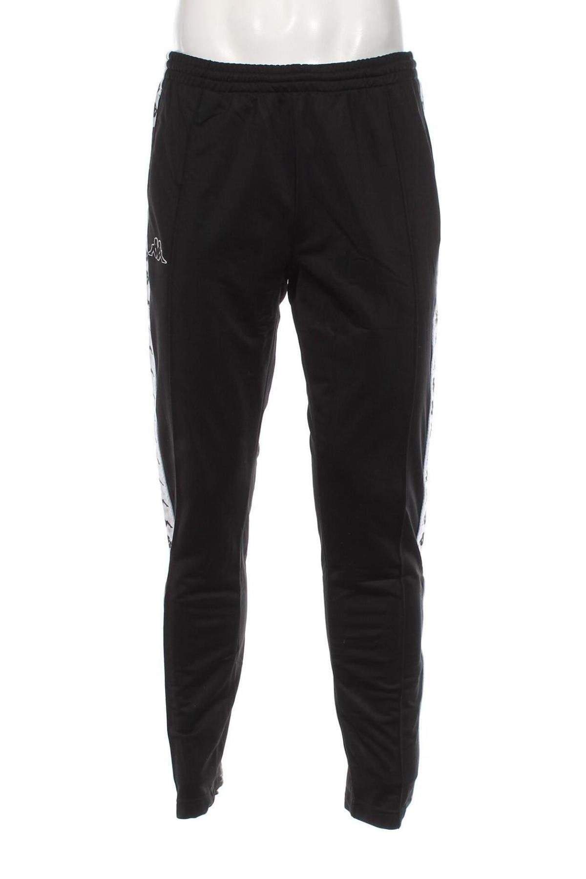 Ανδρικό αθλητικό παντελόνι Kappa, Μέγεθος L, Χρώμα Μαύρο, Τιμή 14,38 €