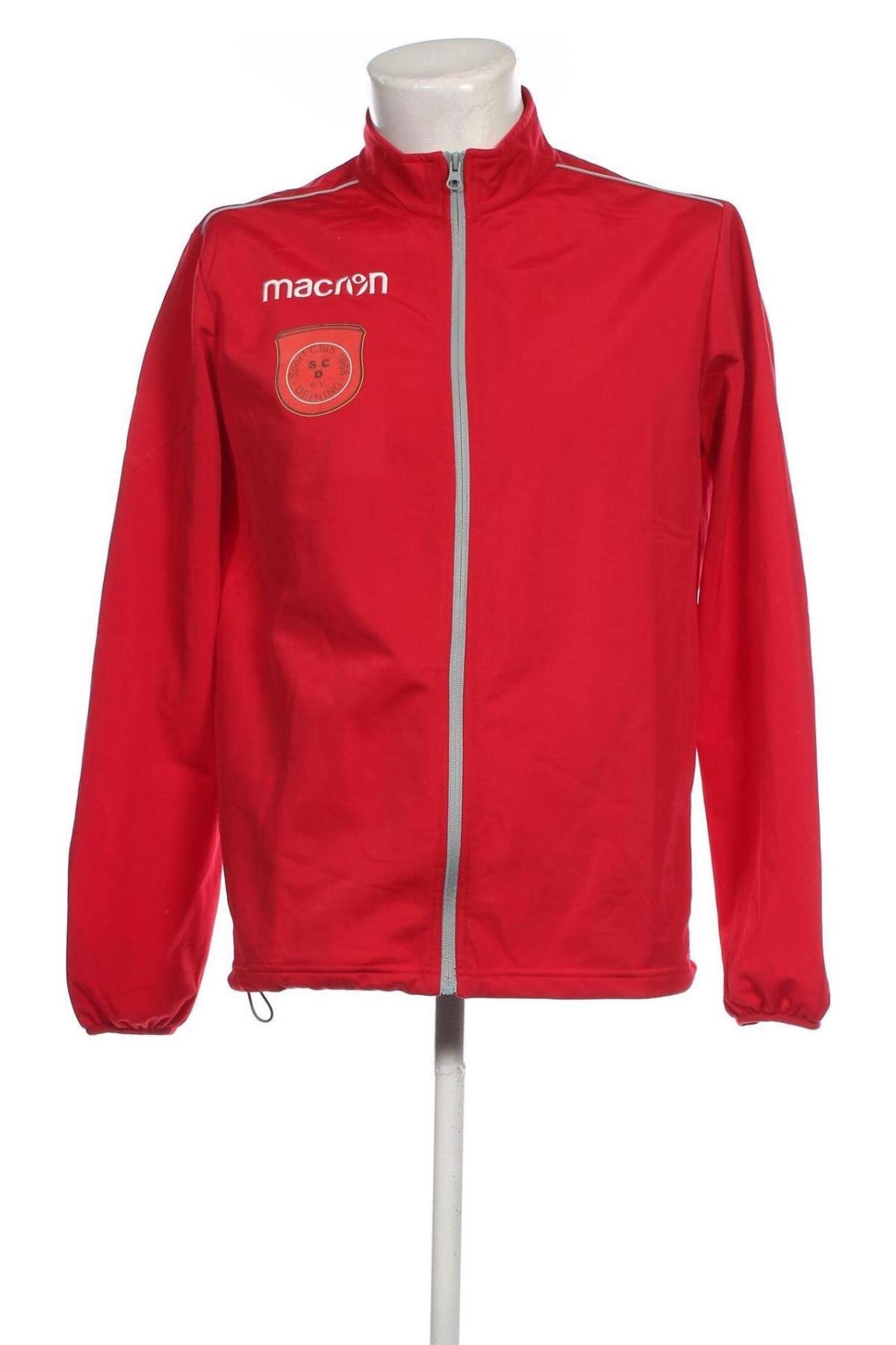 Herren Sportoberteil Macron, Größe L, Farbe Rot, Preis € 13,01