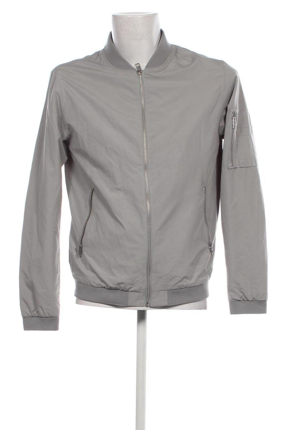 Herrenjacke Jack & Jones, Größe L, Farbe Grau, Preis € 27,22