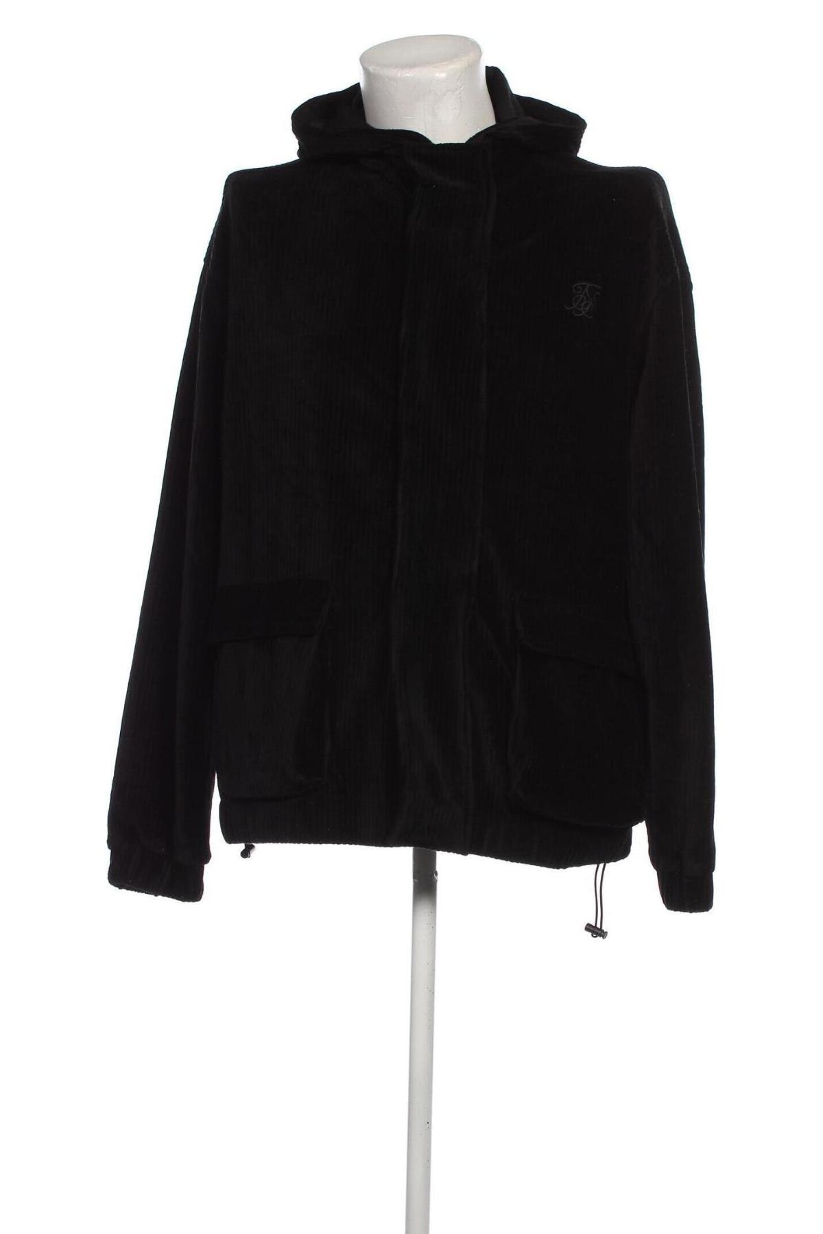 Ανδρικό μπουφάν SikSilk, Μέγεθος L, Χρώμα Μαύρο, Τιμή 28,14 €