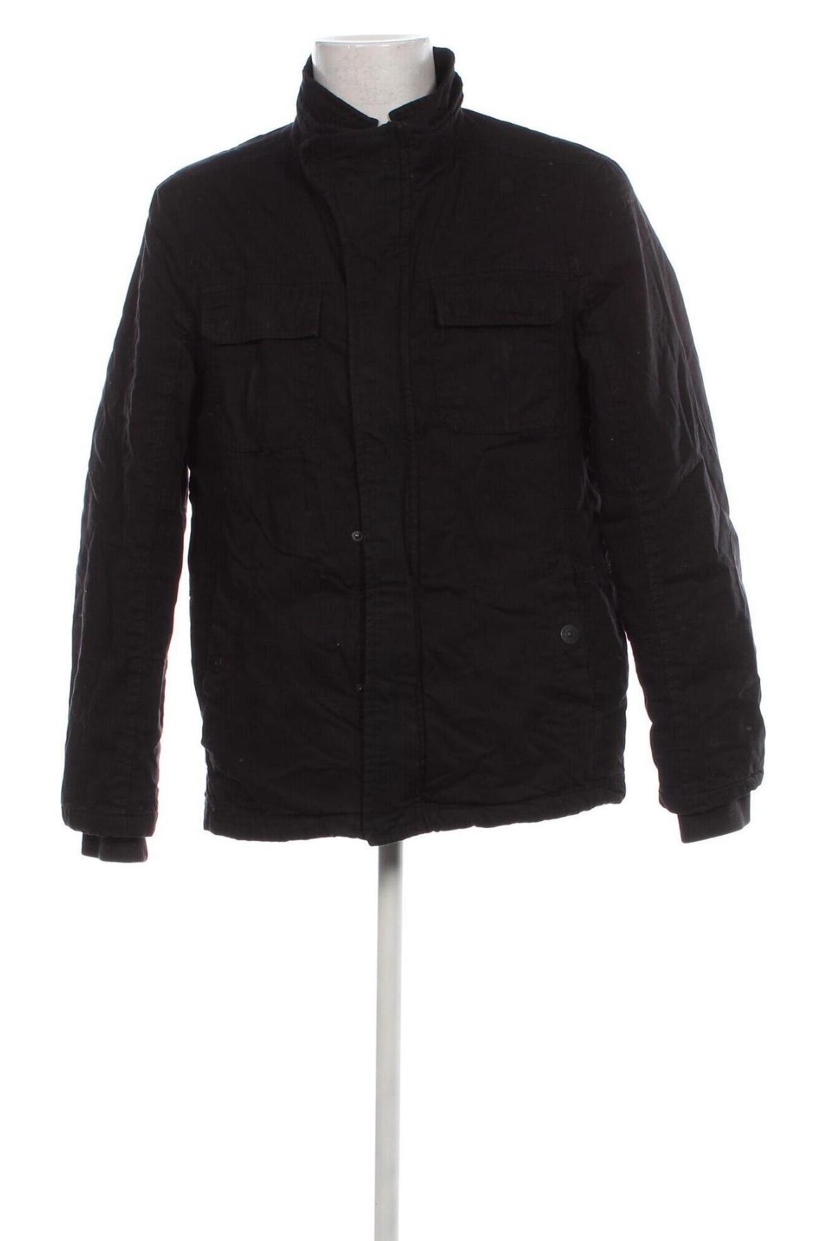 Ανδρικό μπουφάν Tom Tailor, Μέγεθος L, Χρώμα Μαύρο, Τιμή 41,41 €
