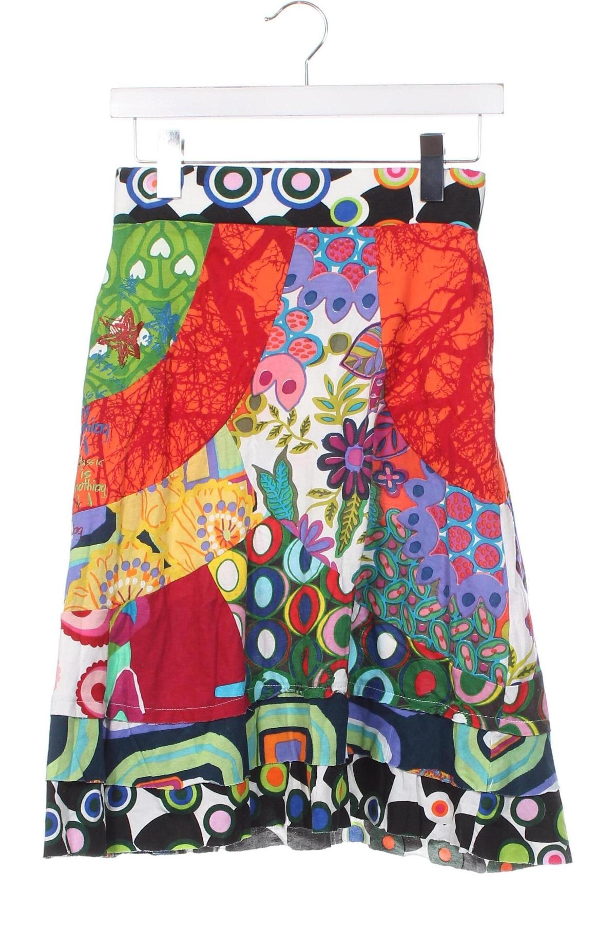 Fustă Desigual, Mărime XS, Culoare Multicolor, Preț 159,00 Lei