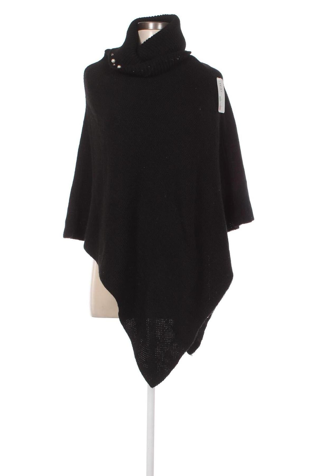 Poncho, Größe M, Farbe Schwarz, Preis € 20,49