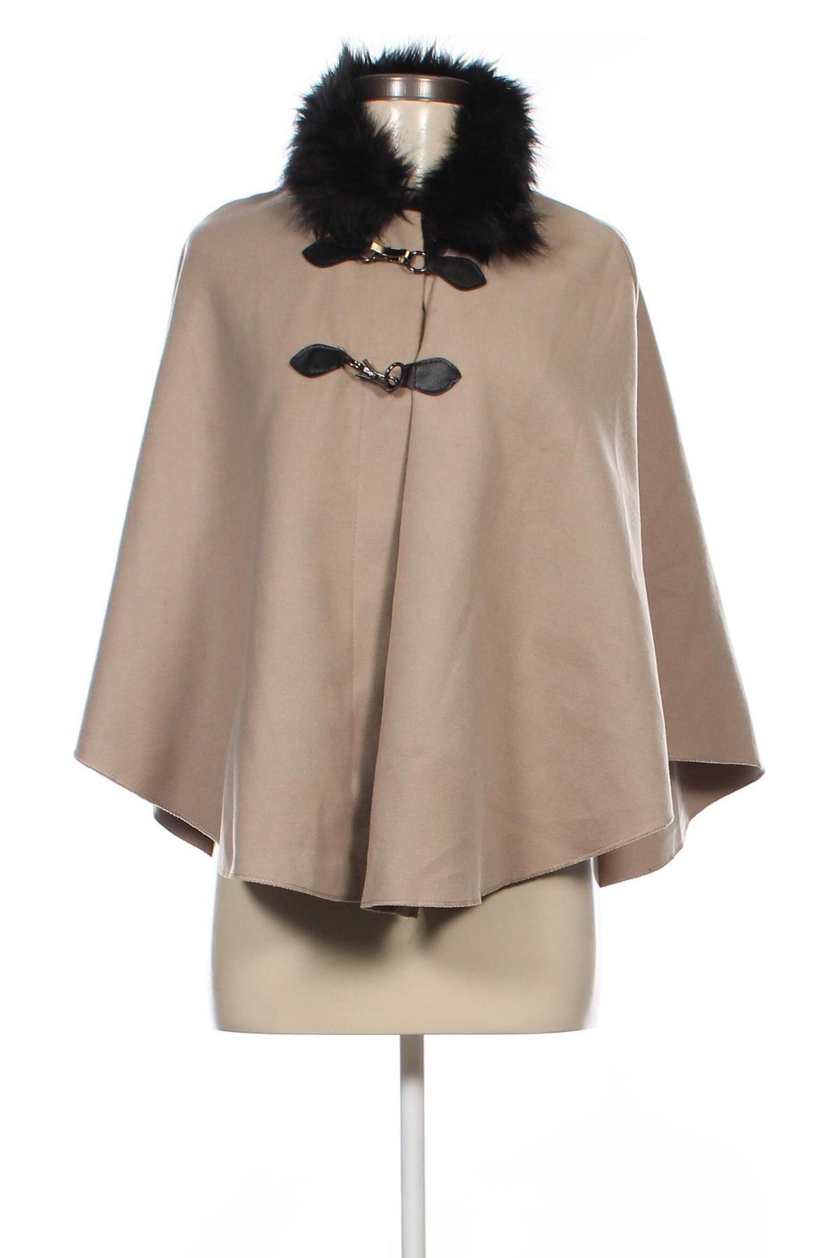 Poncho Made In Italy, Größe M, Farbe Beige, Preis € 19,48