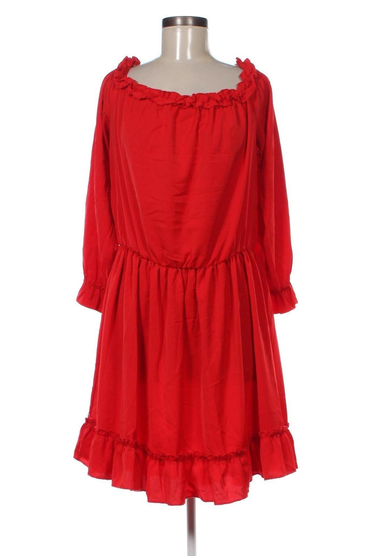 Šaty , Velikost XL, Barva Červená, Cena  185,00 Kč