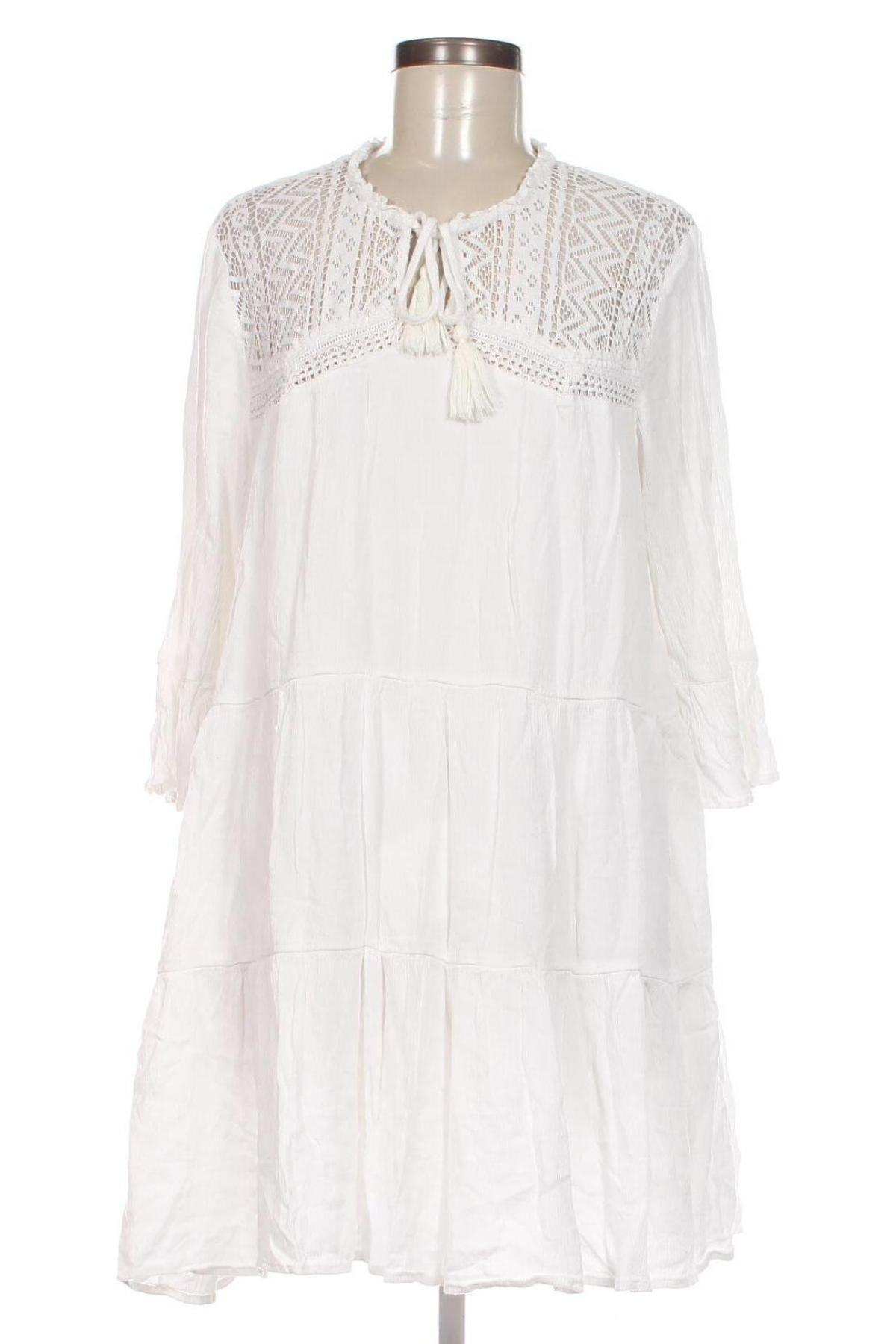 Φόρεμα Amisu, Μέγεθος XL, Χρώμα Λευκό, Τιμή 15,00 €