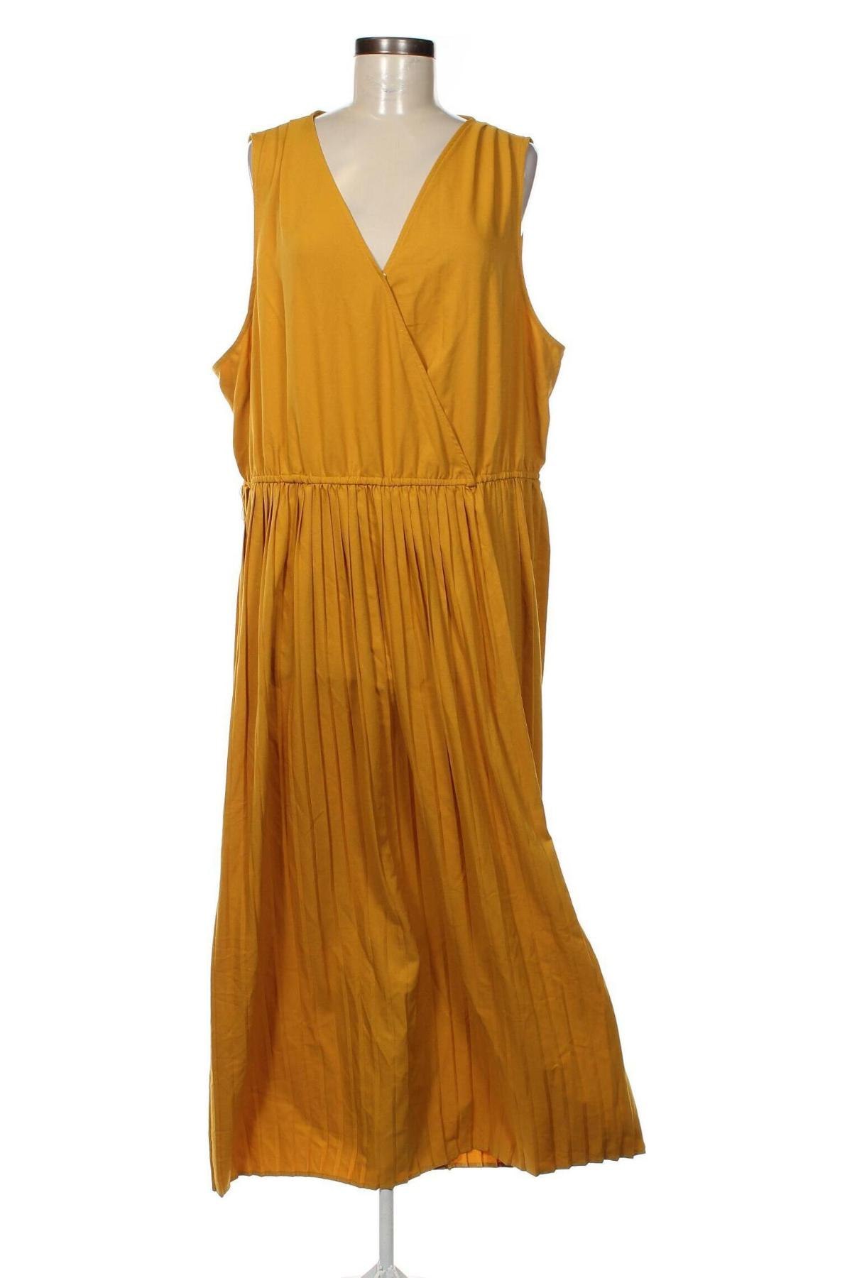 Kleid Ava & Viv, Größe XXL, Farbe Gelb, Preis 14,83 €