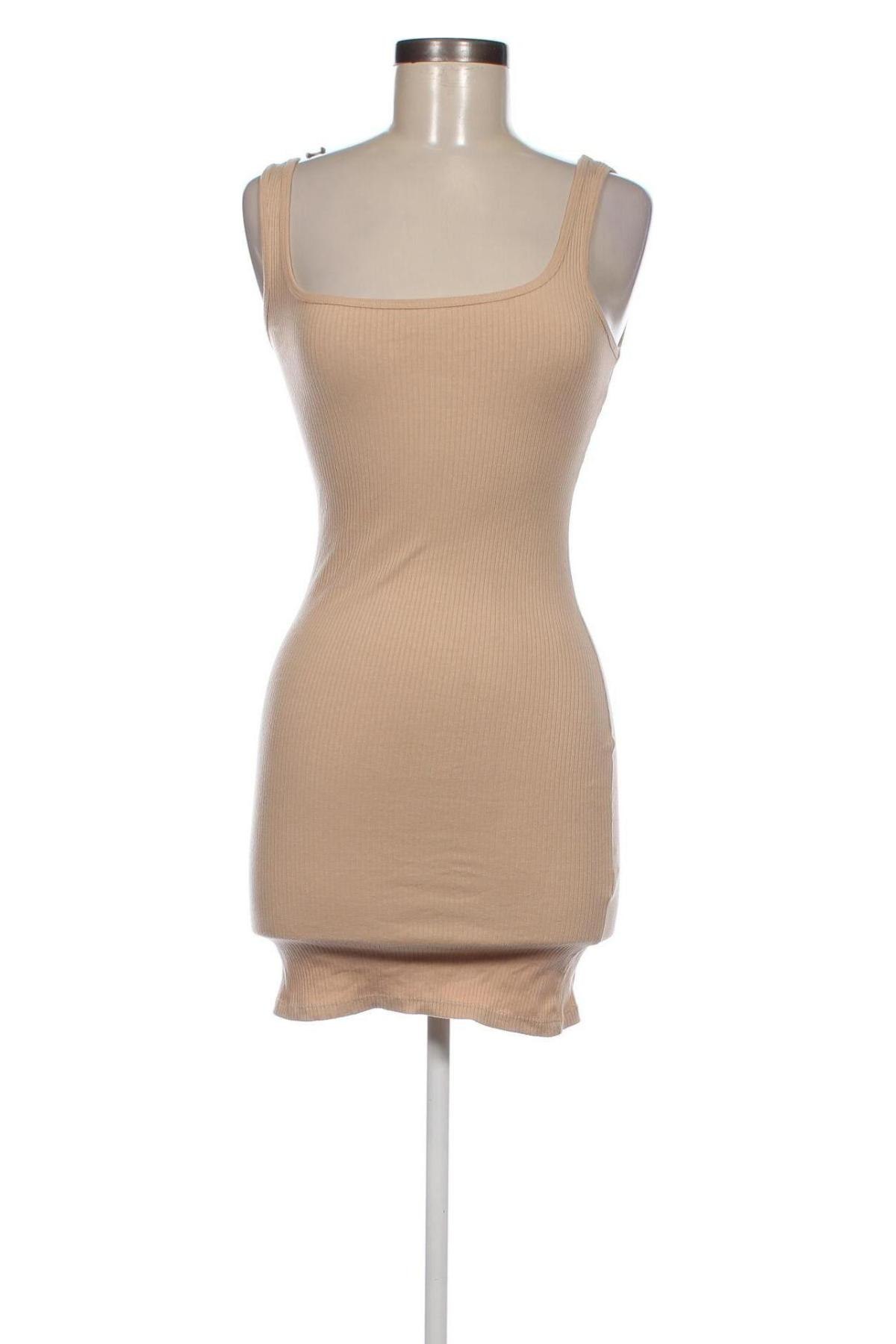 Kleid Bershka, Größe S, Farbe Beige, Preis 9,89 €