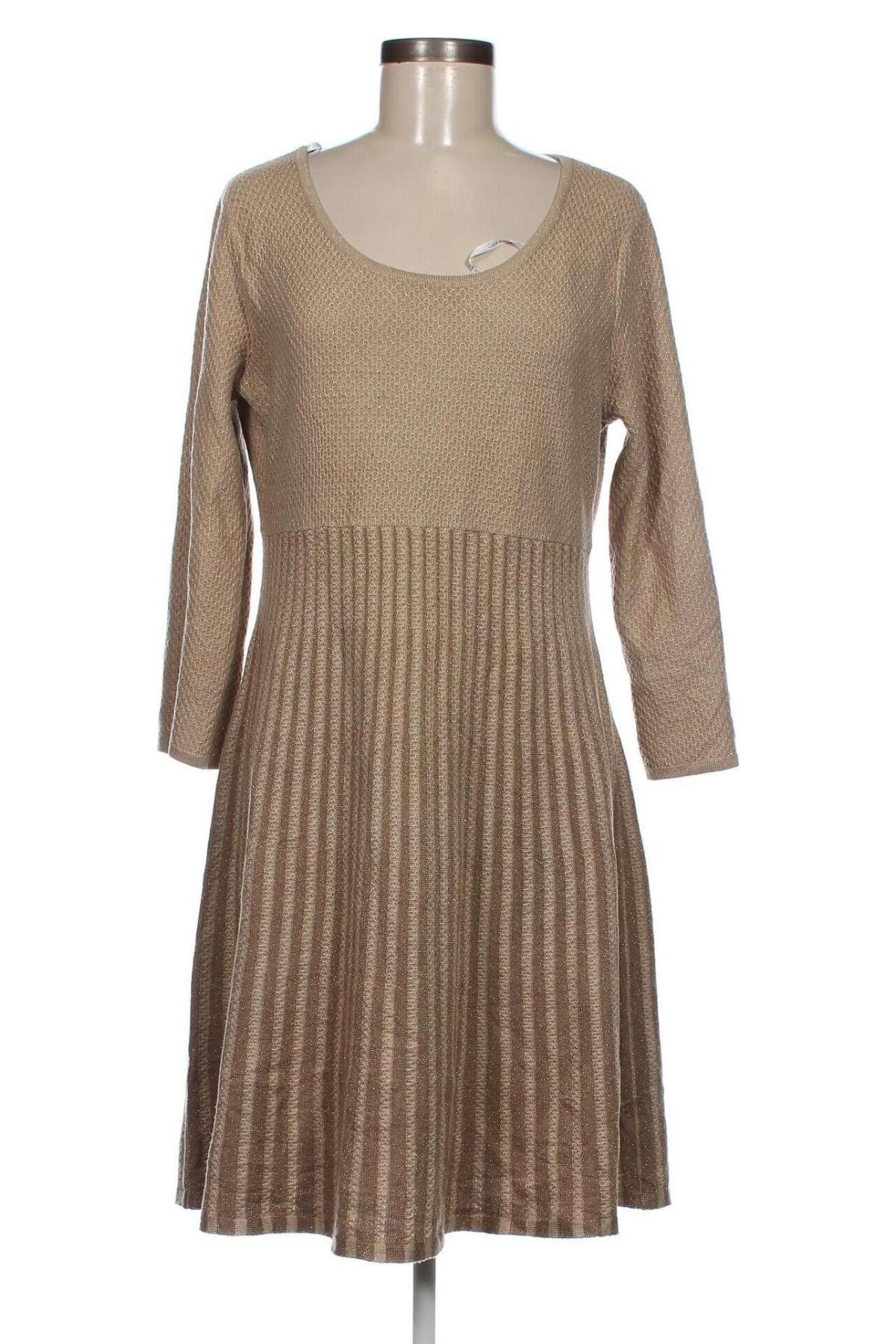 Kleid Calvin Klein, Größe L, Farbe Beige, Preis € 42,80