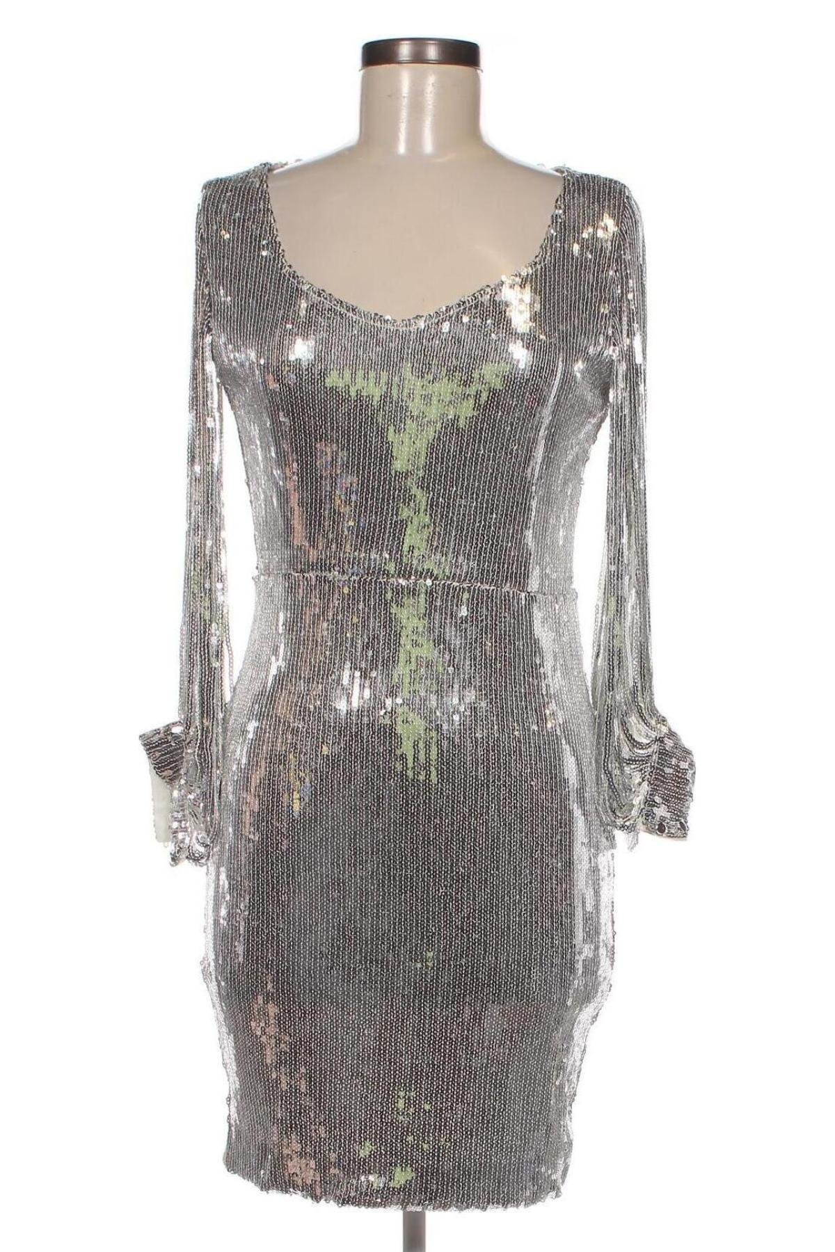 Φόρεμα, Μέγεθος M, Χρώμα Ασημί, Τιμή 25,89 €