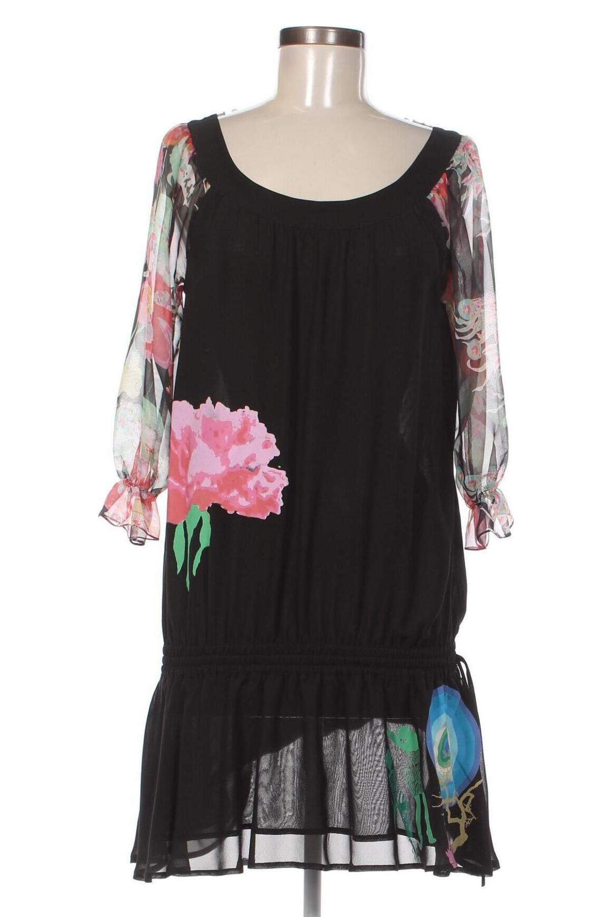 Kleid Desigual, Größe M, Farbe Schwarz, Preis 31,99 €