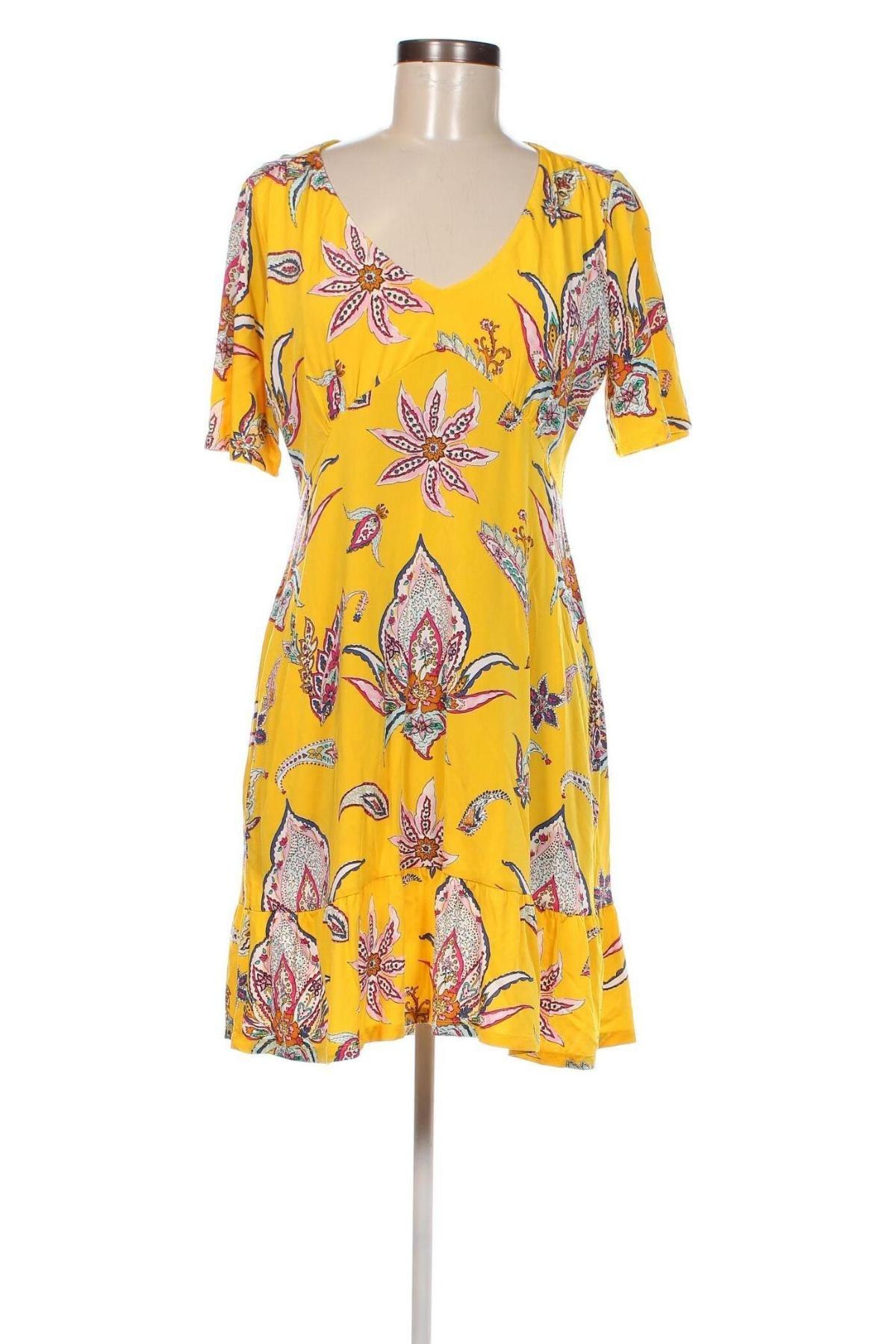 Φόρεμα Desigual, Μέγεθος XL, Χρώμα Κίτρινο, Τιμή 30,66 €