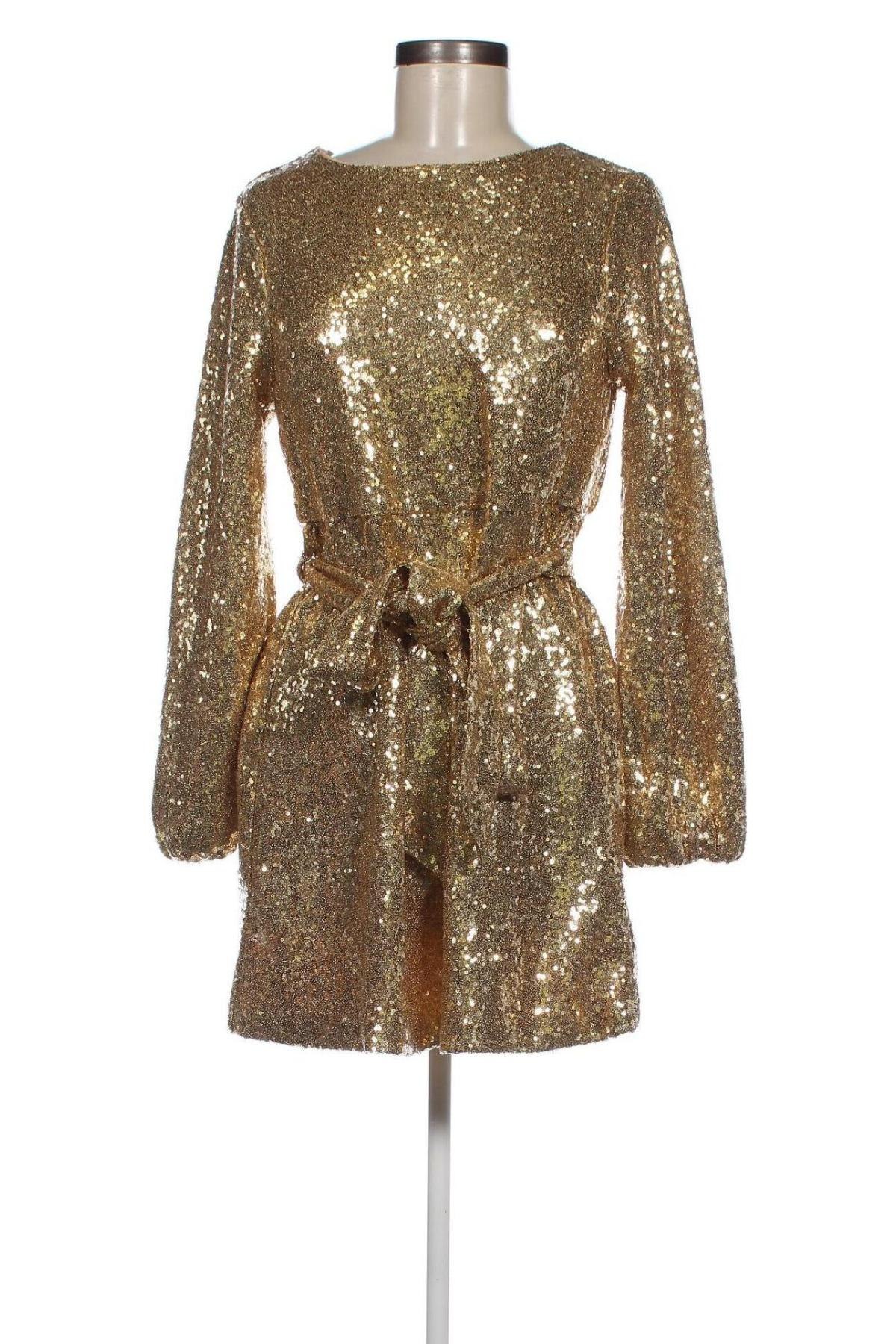 Kleid Dorothy Perkins, Größe M, Farbe Golden, Preis 36,08 €