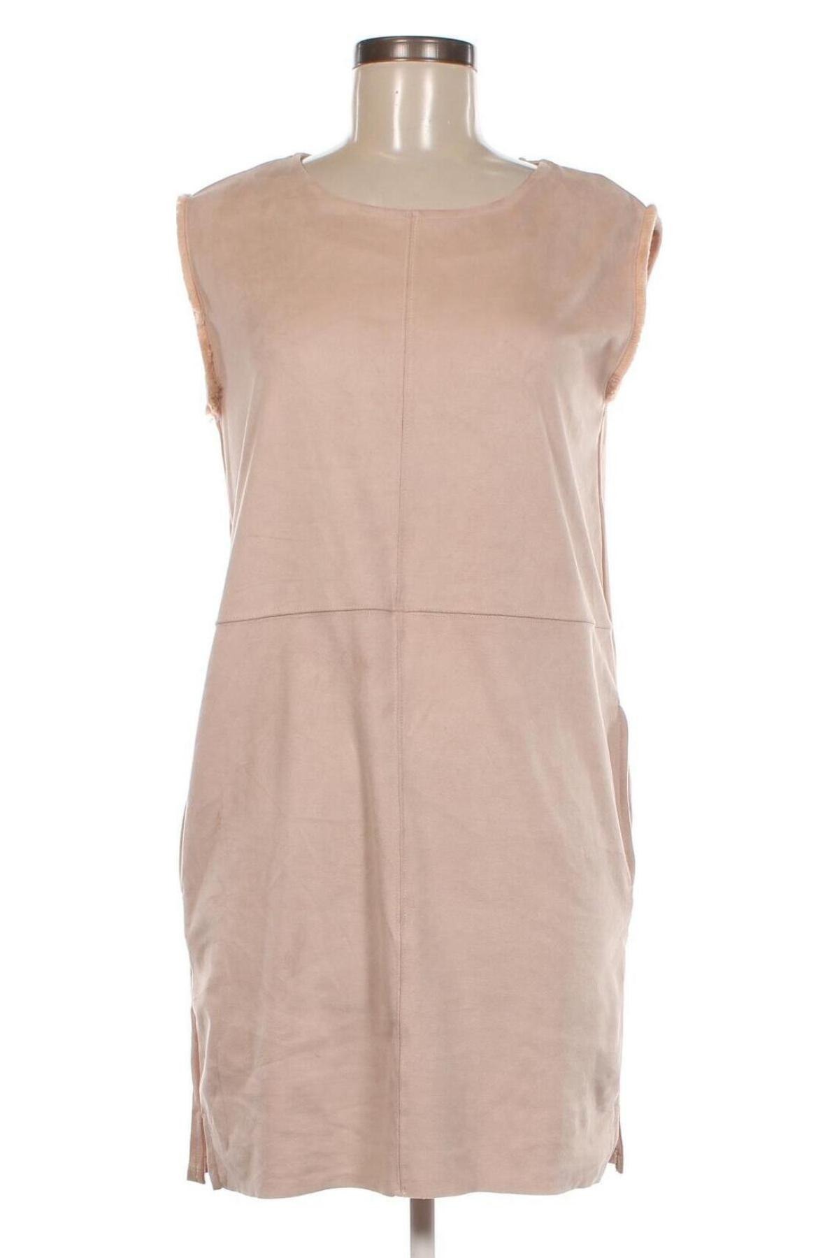 Kleid Edc By Esprit, Größe S, Farbe Beige, Preis 8,99 €