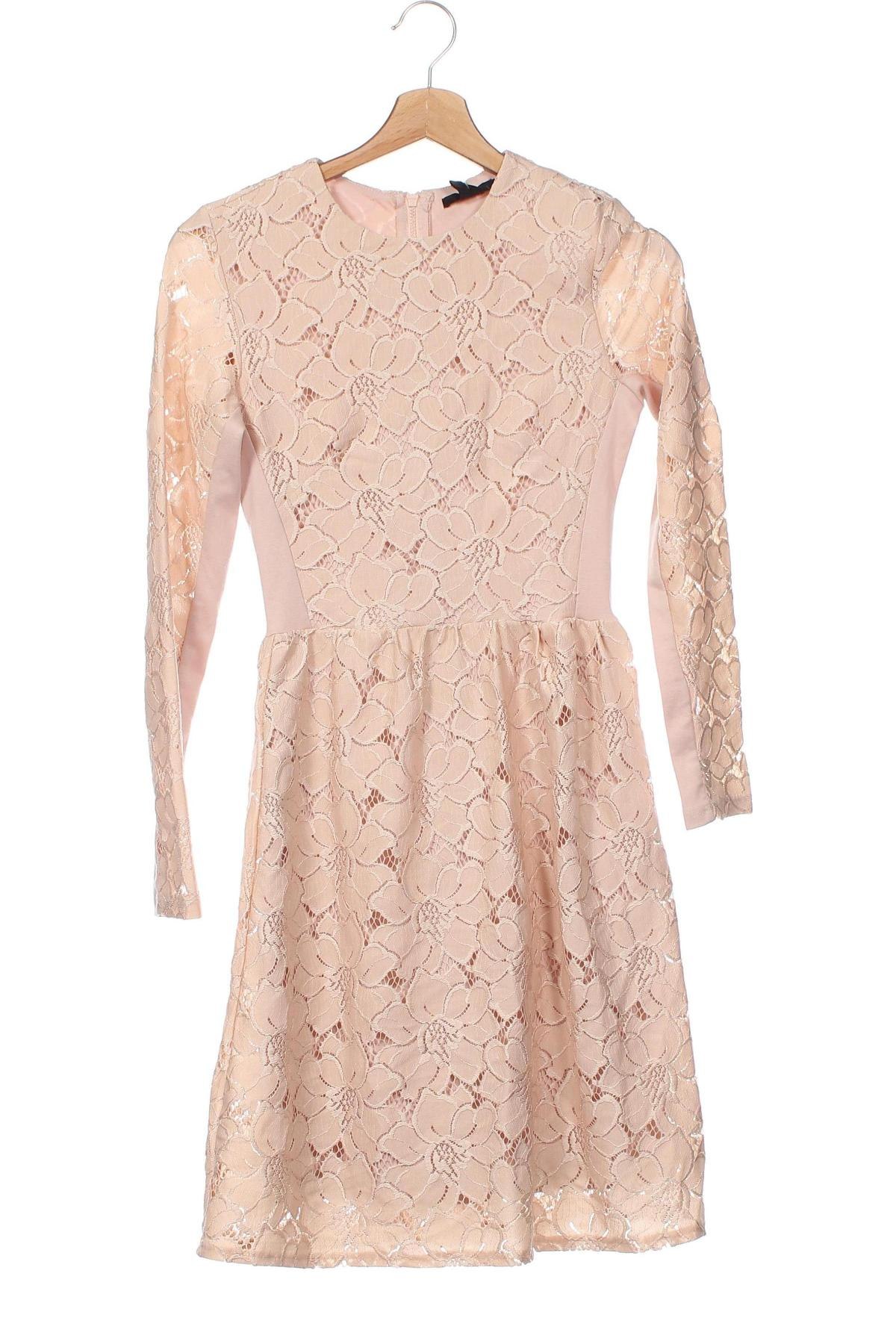 Kleid H&M, Größe XS, Farbe Rosa, Preis 8,45 €
