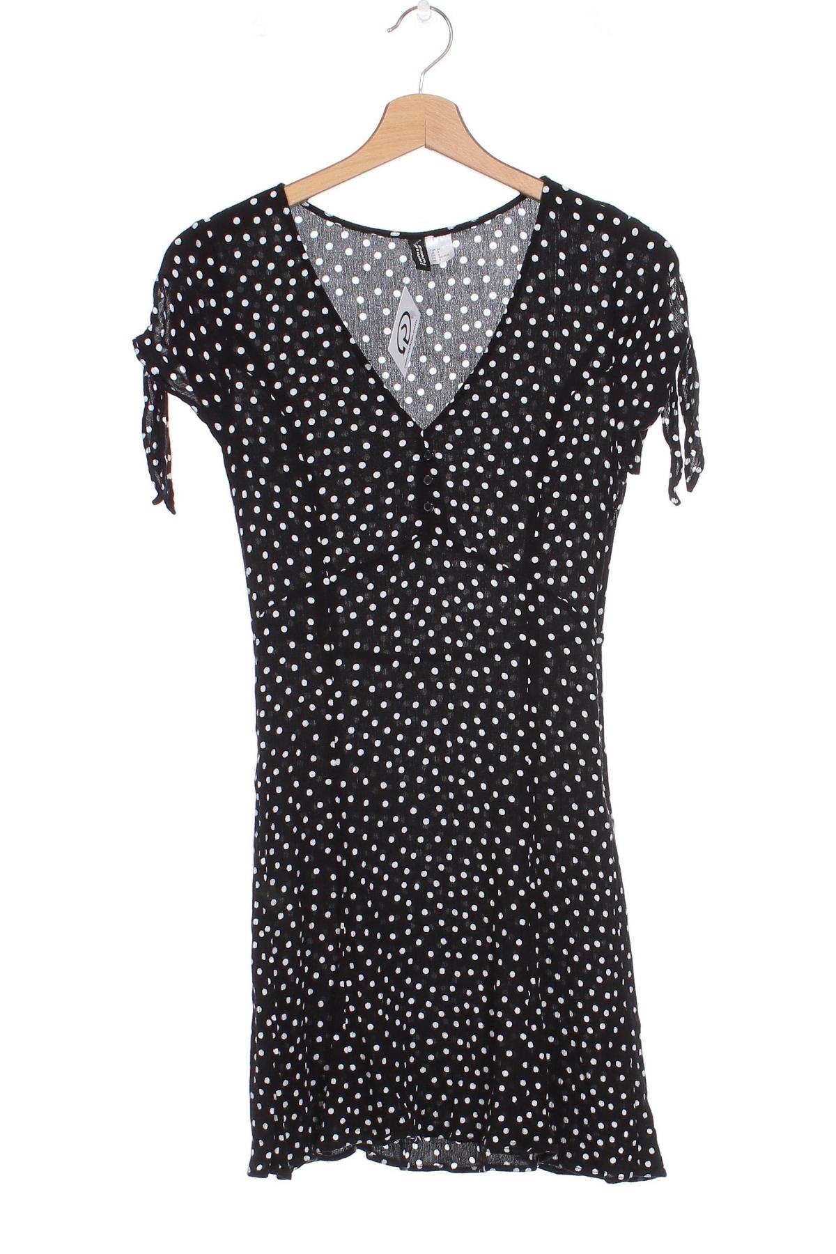 Kleid H&M, Größe XS, Farbe Schwarz, Preis 9,00 €
