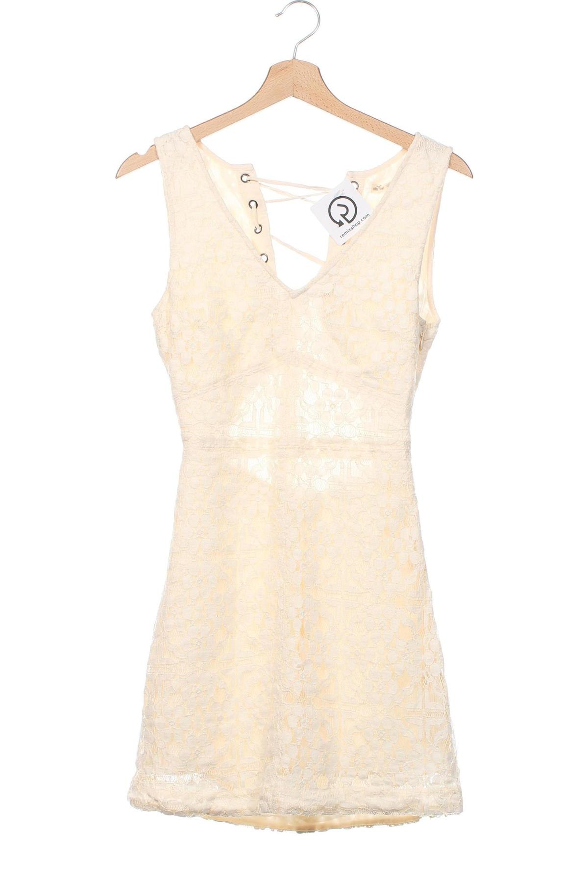 Kleid Hollister, Größe S, Farbe Ecru, Preis 17,37 €