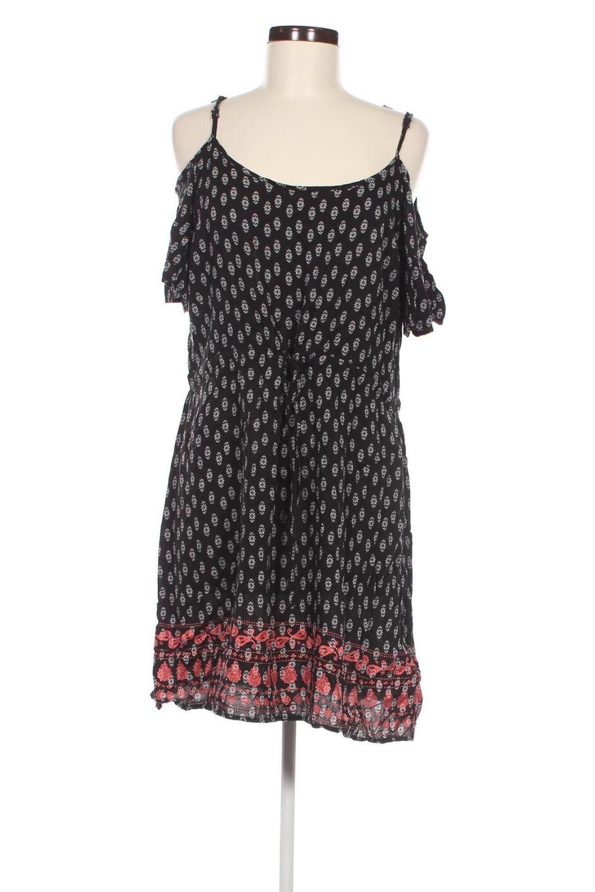 Kleid Jean Pascale, Größe L, Farbe Schwarz, Preis 9,89 €