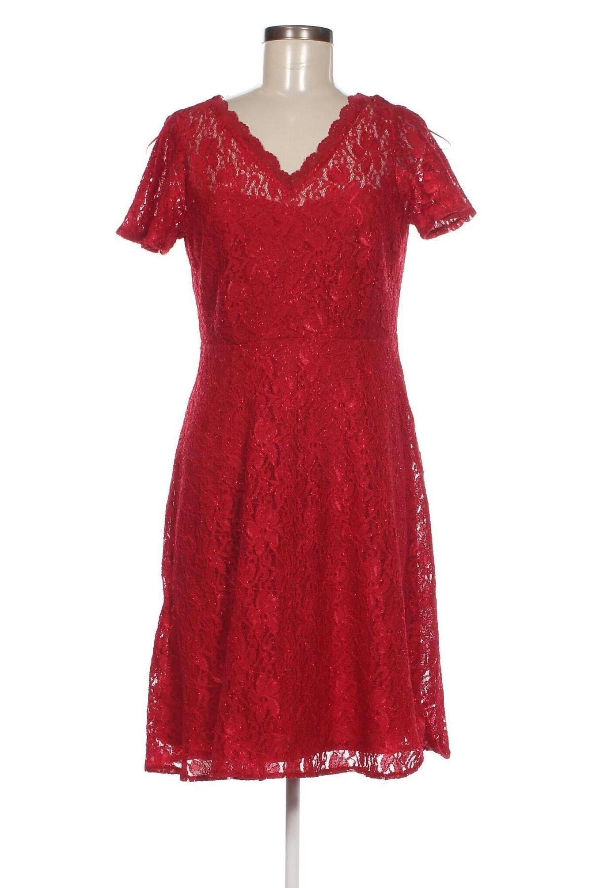 Kleid M&Co., Größe M, Farbe Rot, Preis 19,29 €