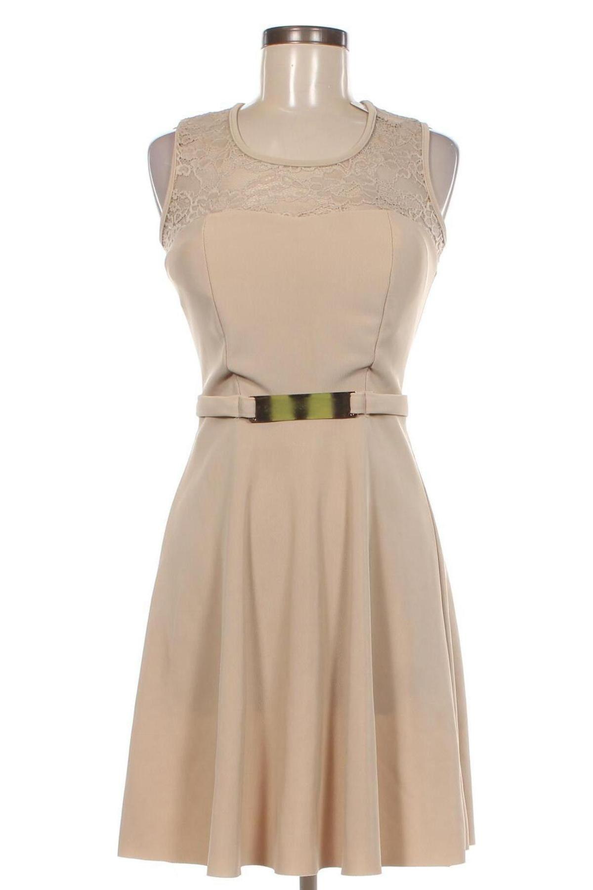 Kleid Made In Italy, Größe S, Farbe Beige, Preis 14,83 €