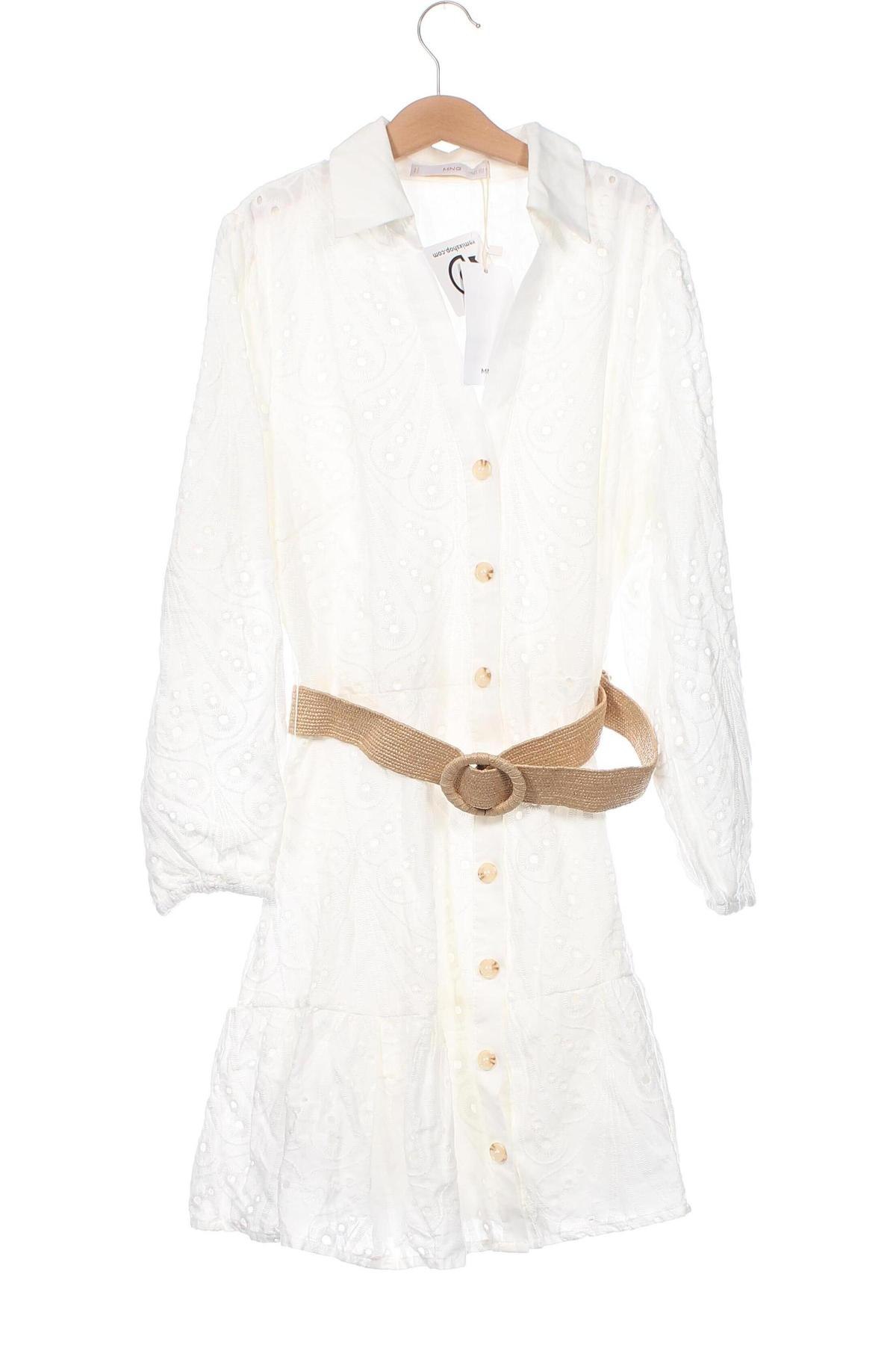 Φόρεμα Mango, Μέγεθος XS, Χρώμα Λευκό, Τιμή 39,39 €