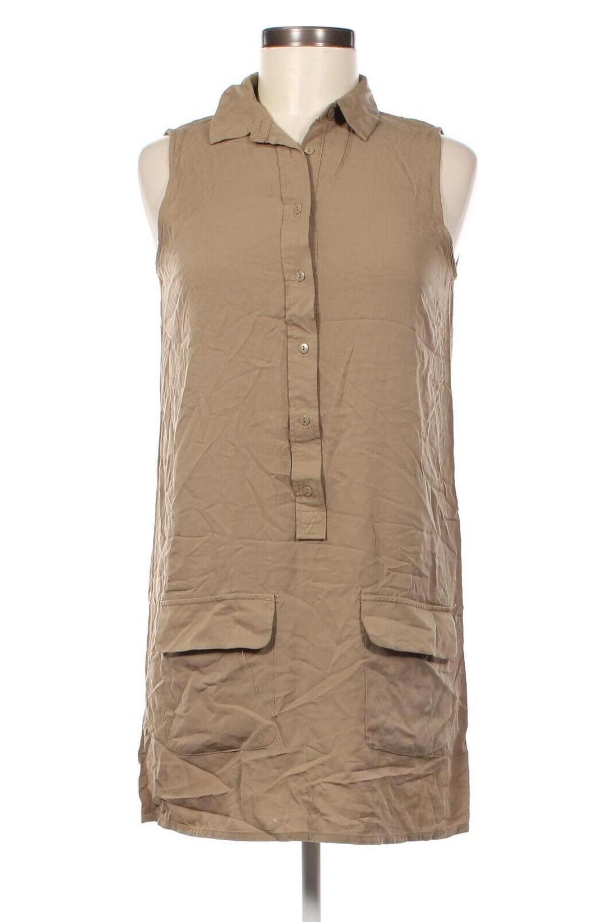 Kleid Mango, Größe XS, Farbe Beige, Preis 12,30 €