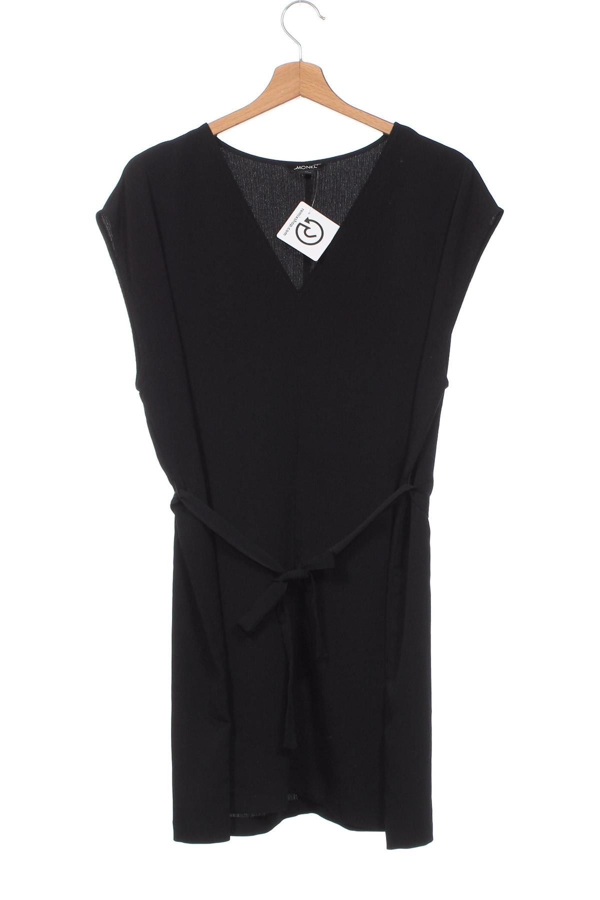 Kleid Monki, Größe XS, Farbe Schwarz, Preis 8,29 €