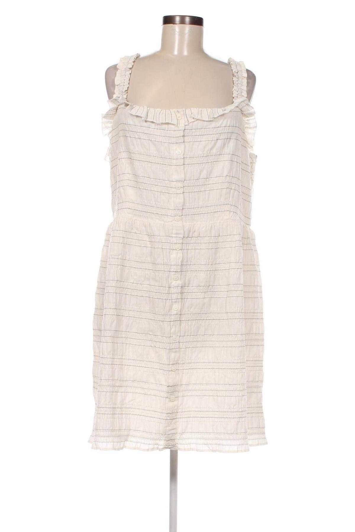 Kleid Naf Naf, Größe XL, Farbe Weiß, Preis 29,67 €