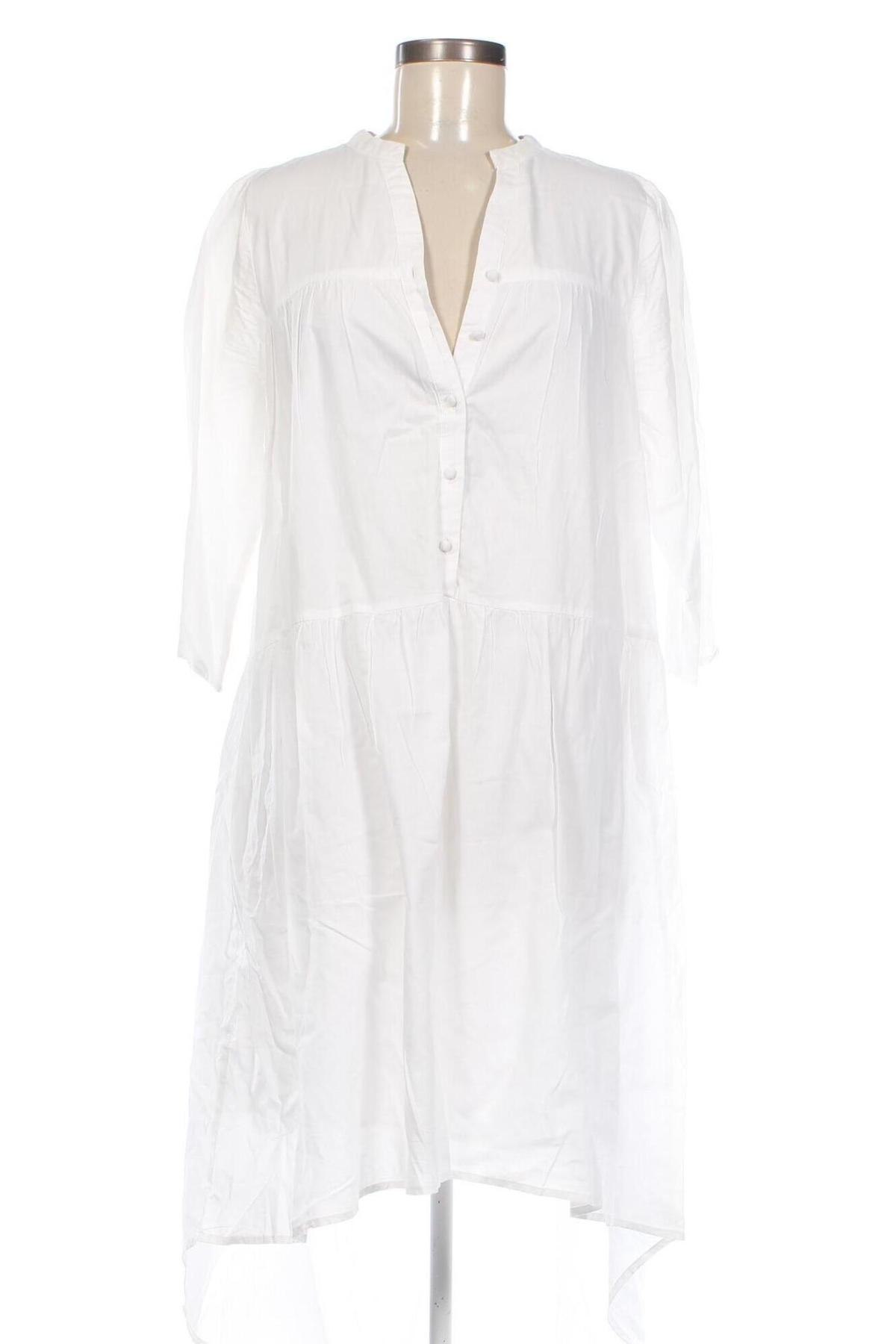 Kleid Pieces, Größe S, Farbe Weiß, Preis 13,80 €