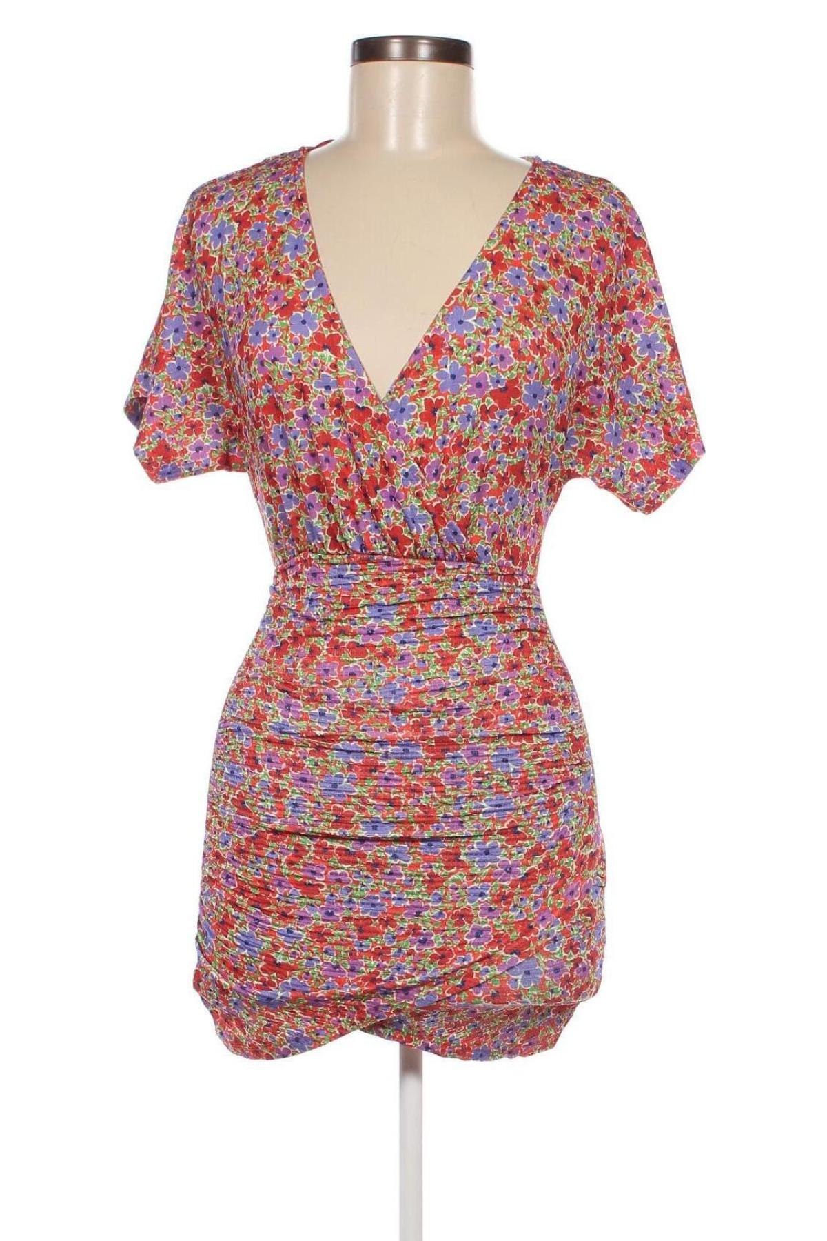 Φόρεμα Pull&Bear, Μέγεθος XS, Χρώμα Πολύχρωμο, Τιμή 9,33 €