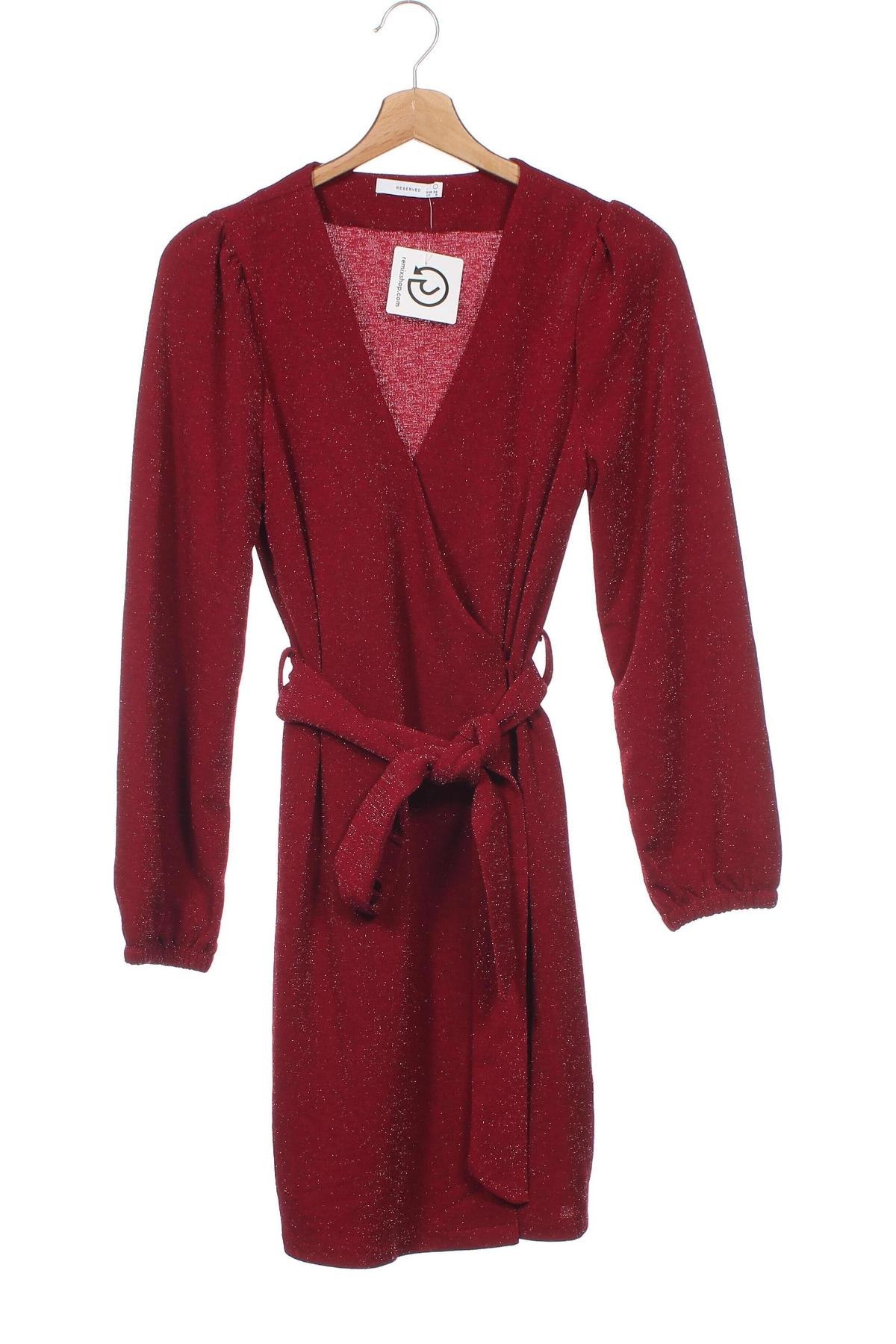 Φόρεμα Reserved, Μέγεθος XS, Χρώμα Κόκκινο, Τιμή 9,30 €