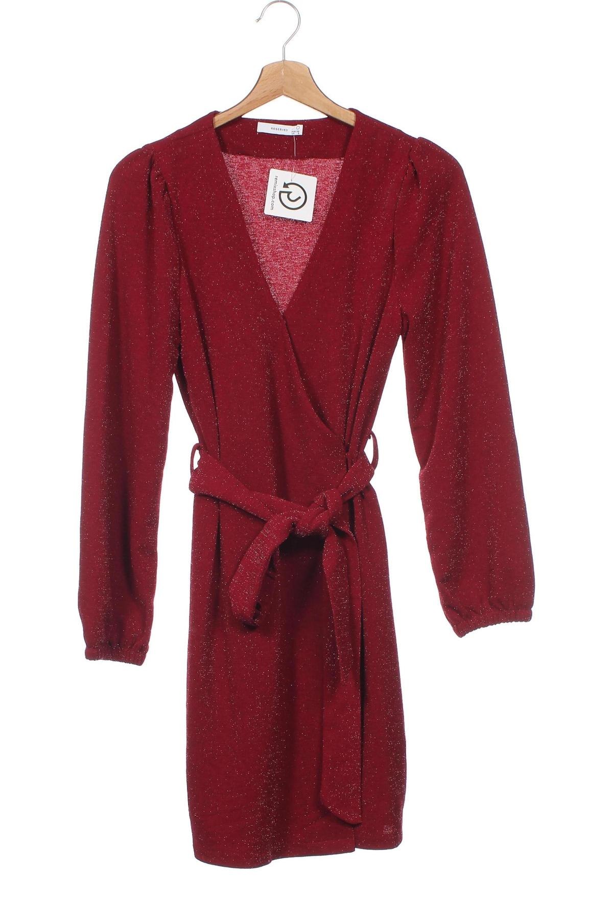 Kleid Reserved, Größe XS, Farbe Rot, Preis 9,00 €