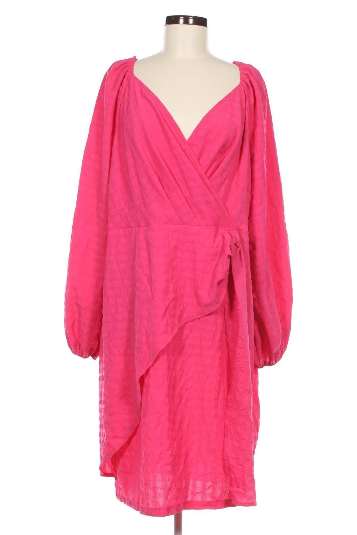 Kleid SHEIN, Größe 4XL, Farbe Rosa, Preis 19,17 €