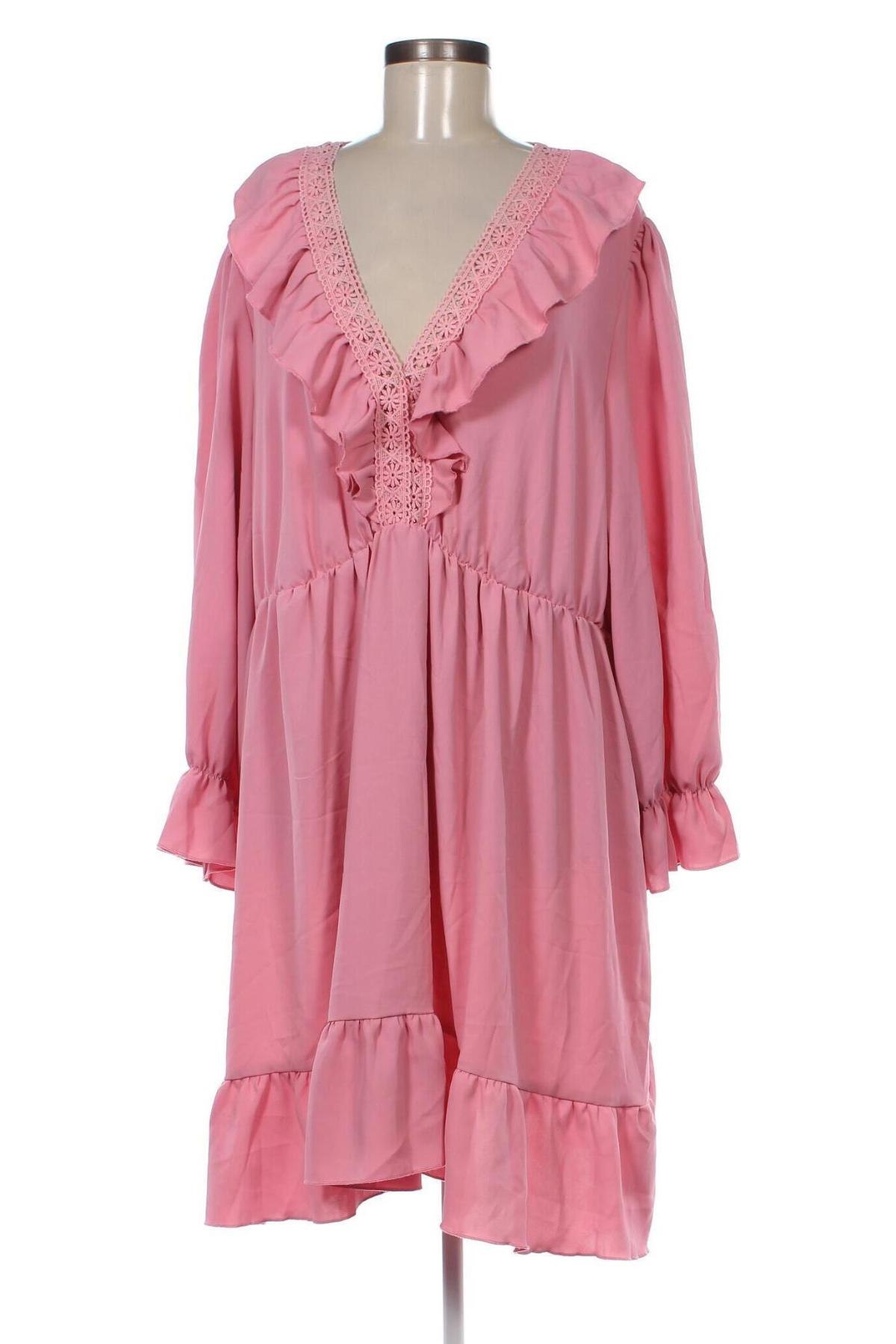 Šaty  SHEIN, Velikost 4XL, Barva Růžová, Cena  393,00 Kč