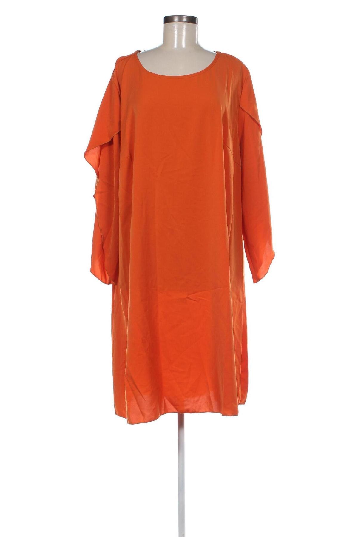 Kleid SHEIN, Größe 4XL, Farbe Orange, Preis 17,15 €