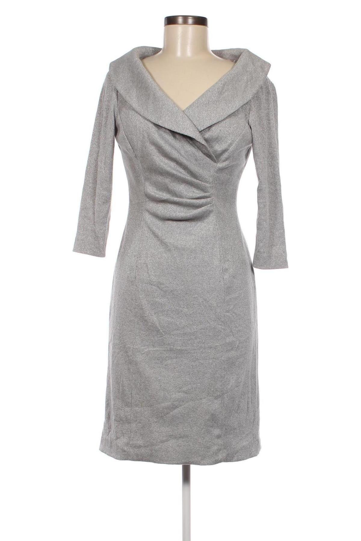 Kleid Tahari, Größe M, Farbe Silber, Preis 25,68 €