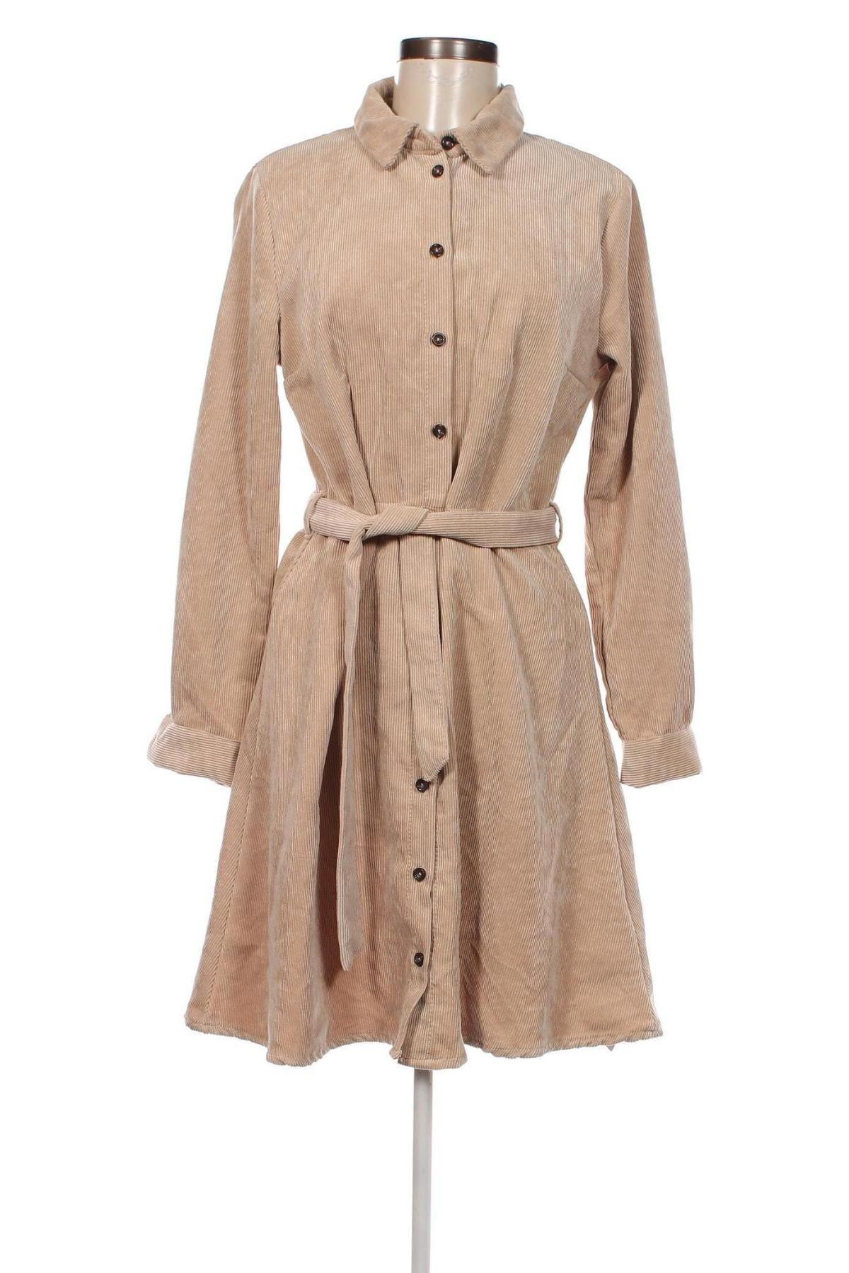 Kleid Takko Fashion, Größe M, Farbe Beige, Preis € 10,09