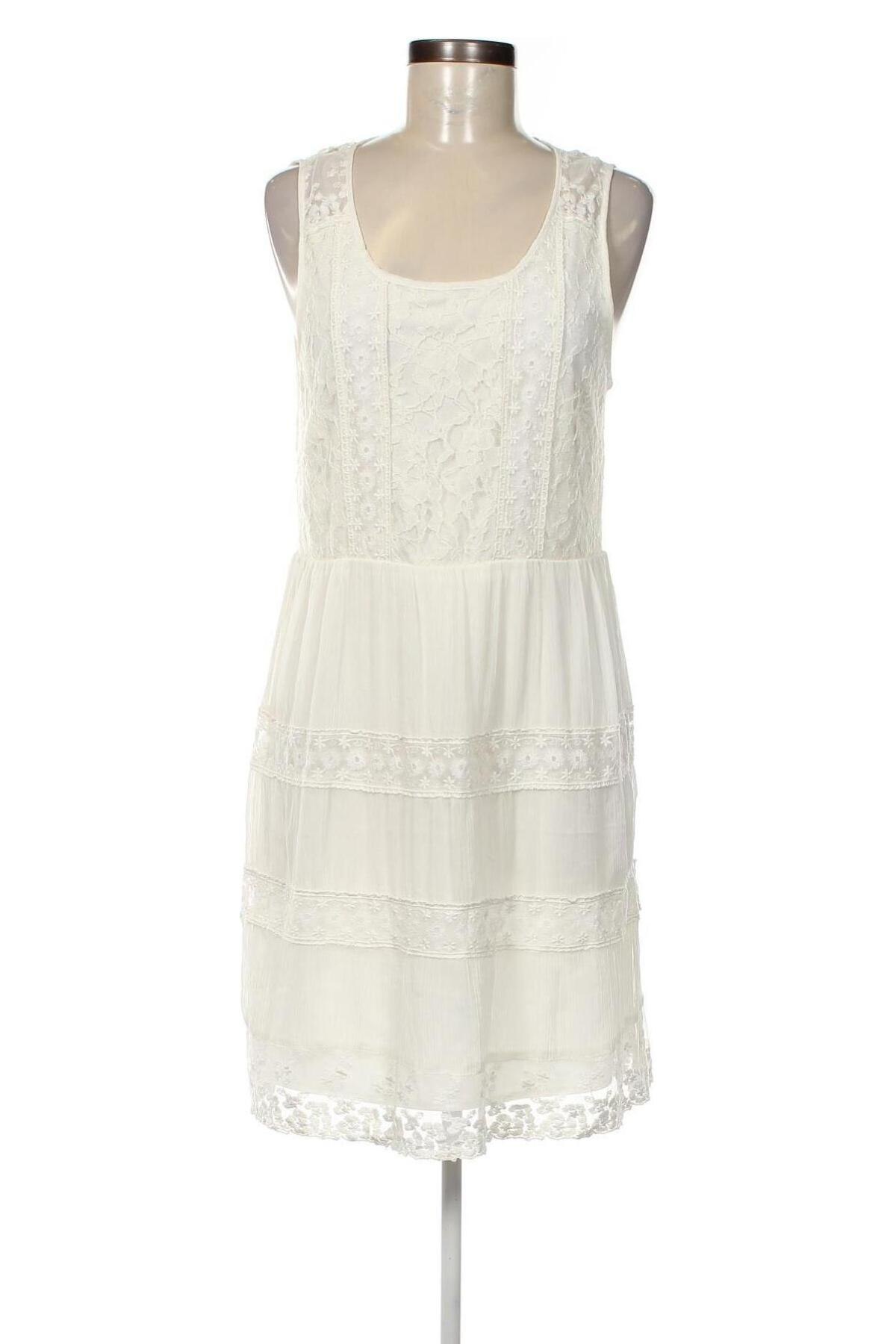 Kleid Vero Moda, Größe L, Farbe Ecru, Preis € 10,33
