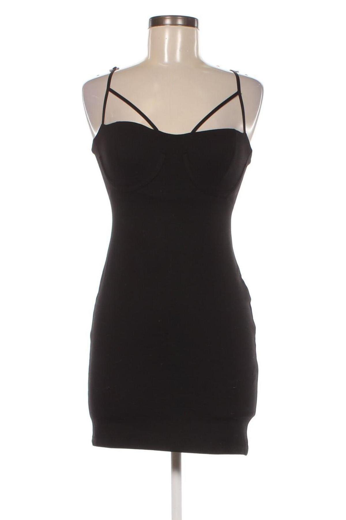 Kleid Zara, Größe M, Farbe Schwarz, Preis 14,38 €