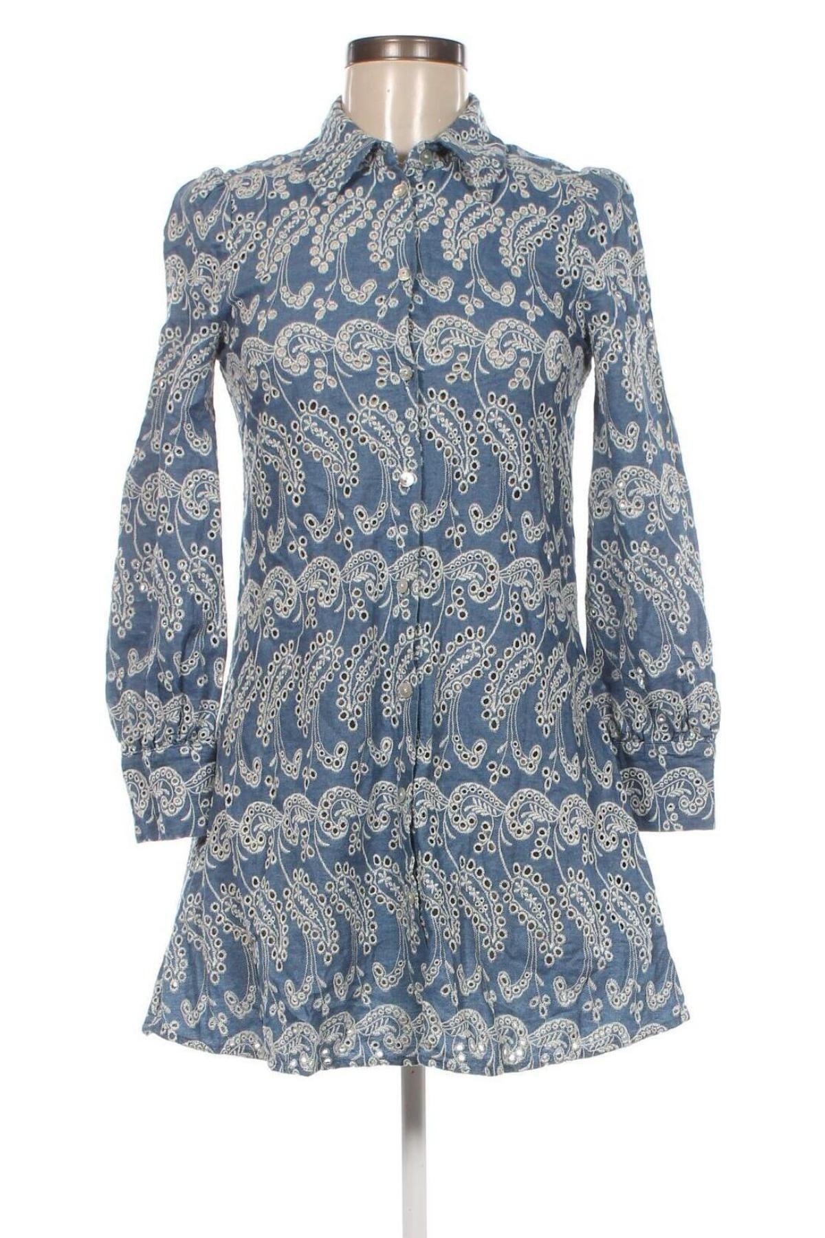 Φόρεμα Zara, Μέγεθος XS, Χρώμα Μπλέ, Τιμή 16,70 €