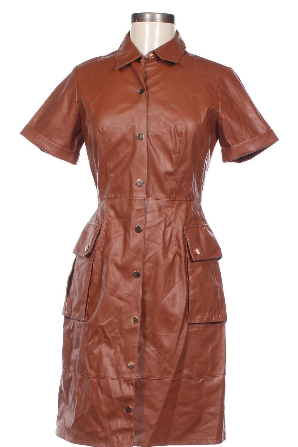 Kleid Zara, Größe S, Farbe Braun, Preis € 9,40