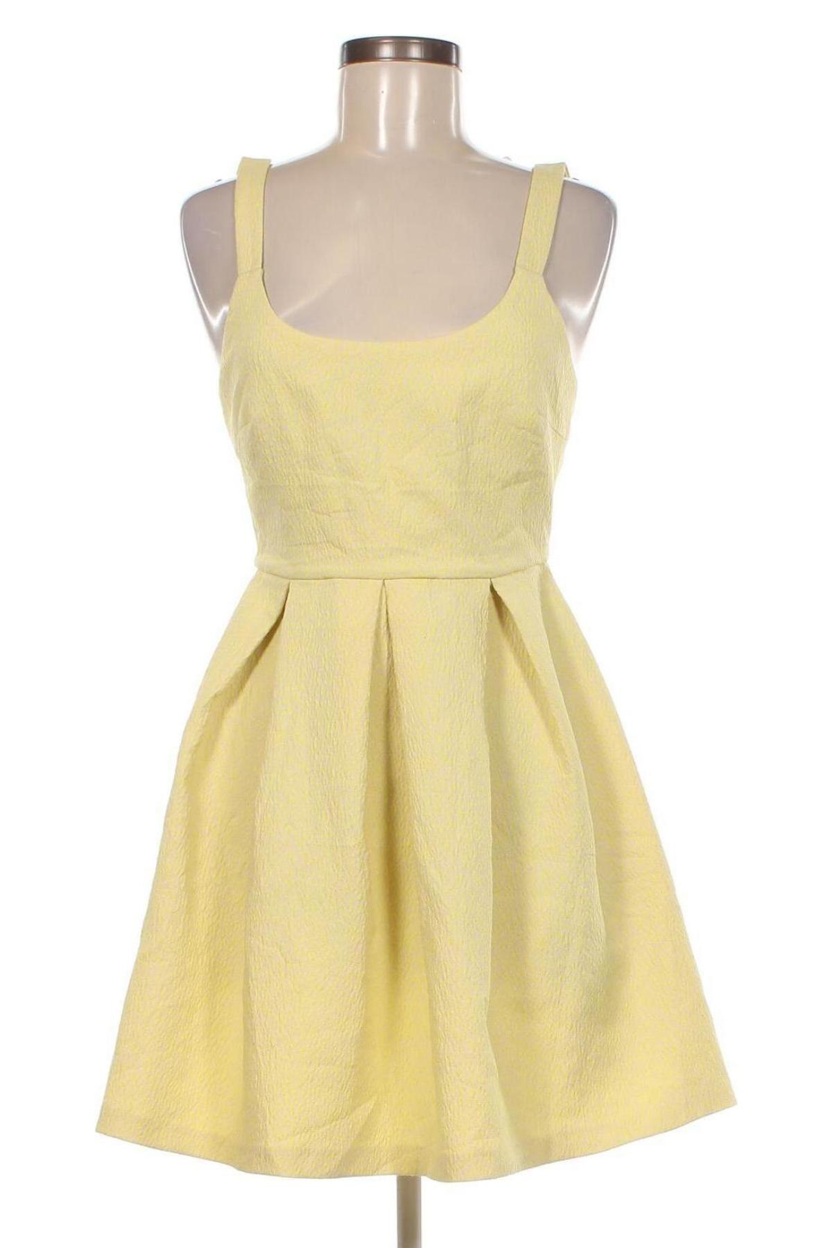 Kleid Zara Trafaluc, Größe L, Farbe Gelb, Preis € 24,46